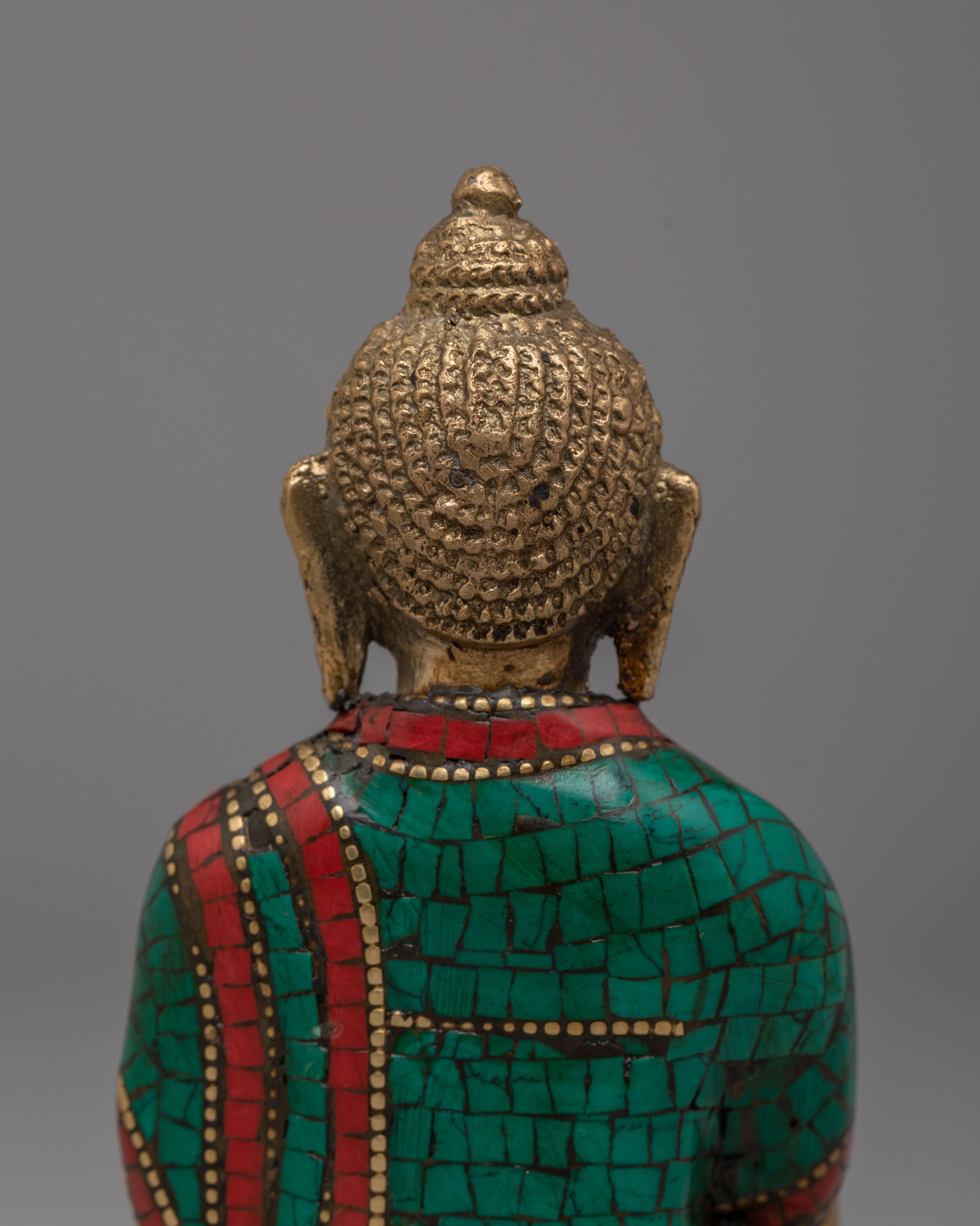 Tibetan Handmade Shakyamuni Buddha Statue | Spiritual Artwork