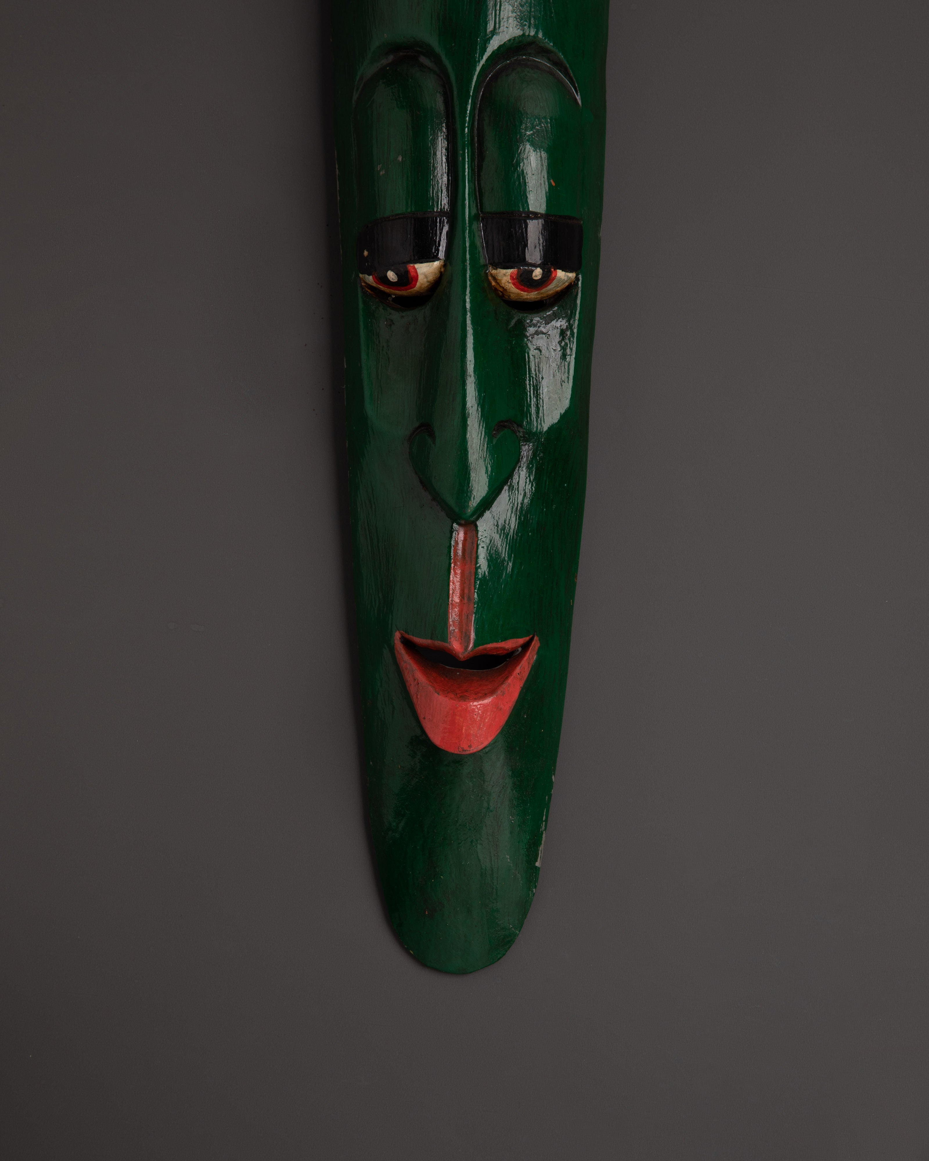 Handmade Tribal Wall Mask | Wooden Ethnic Wall Art Decor