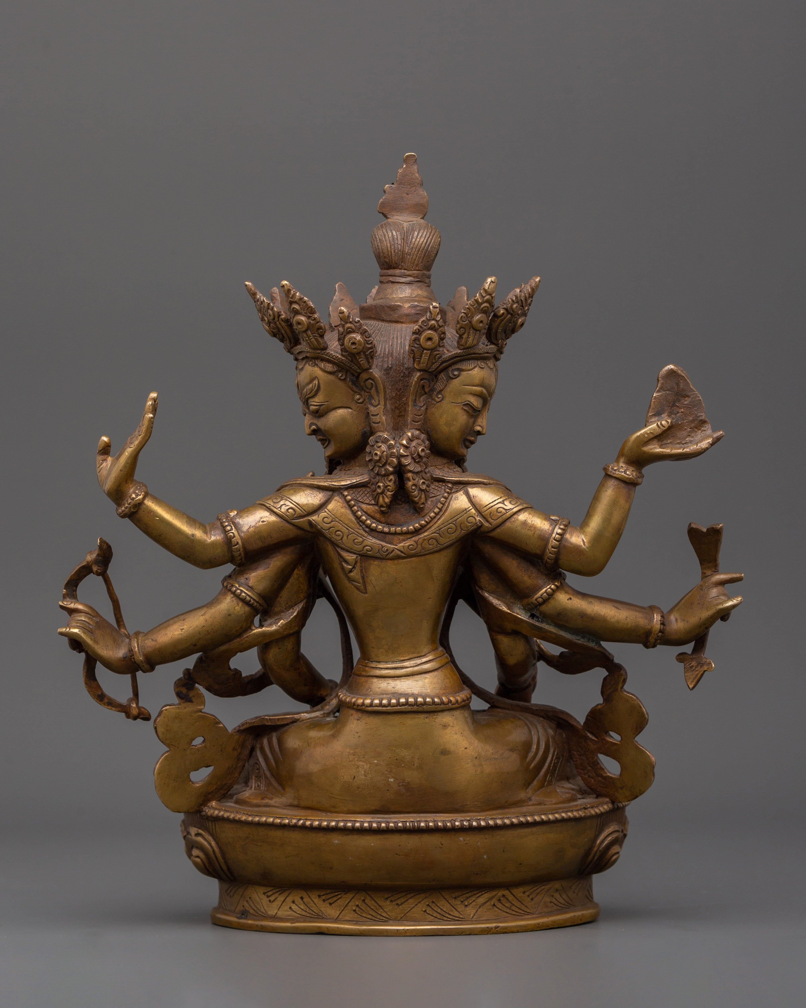 Antique Copper Namgyalma Statue |  Buddhist Ritual & Meditation