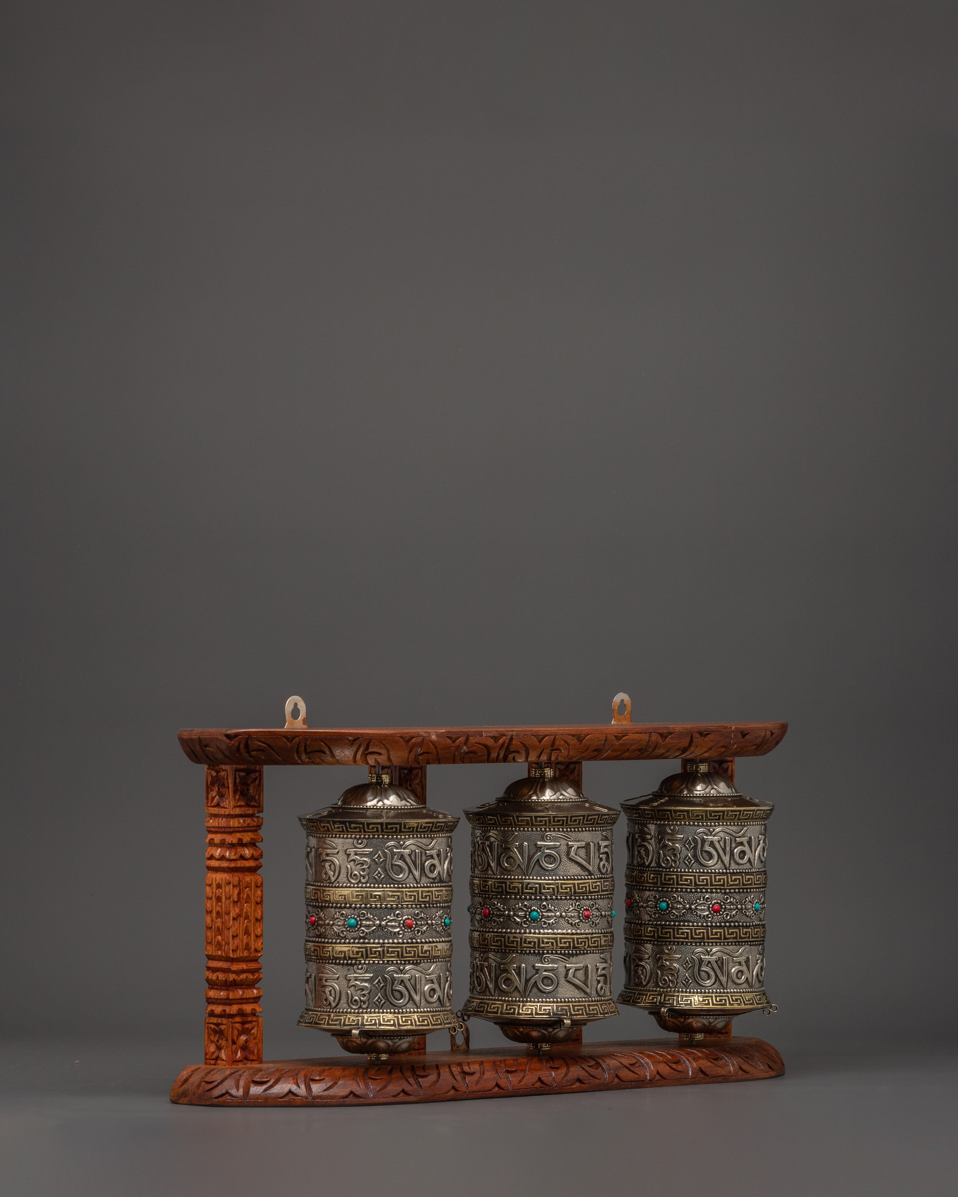 Handcrafted Sacred Copper Tibetan Prayer Wheel | Home Decor Gift