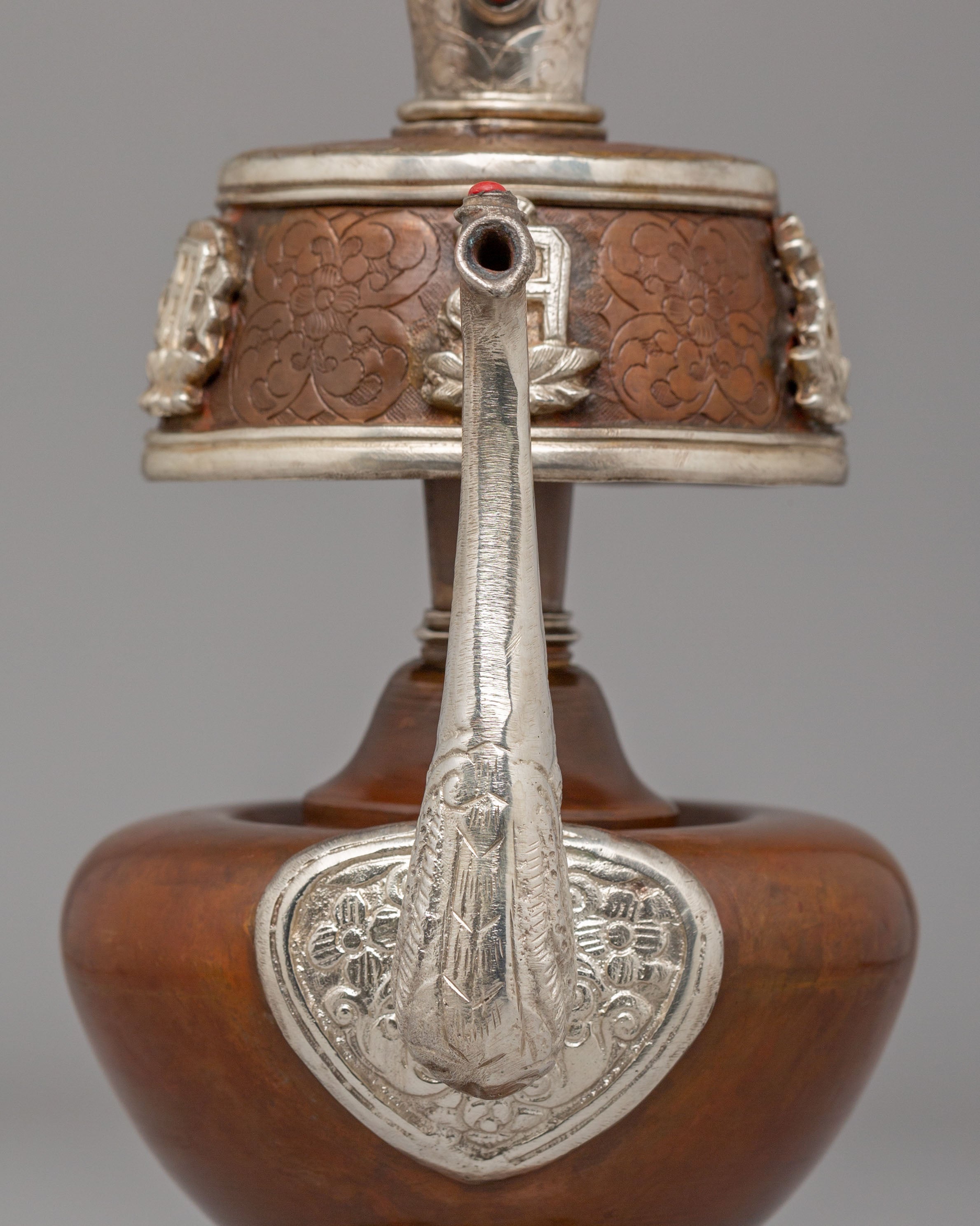 Spiritual Handcrafted Bhumba Offering Vessel | Traditional Ritual Vessel for Puja