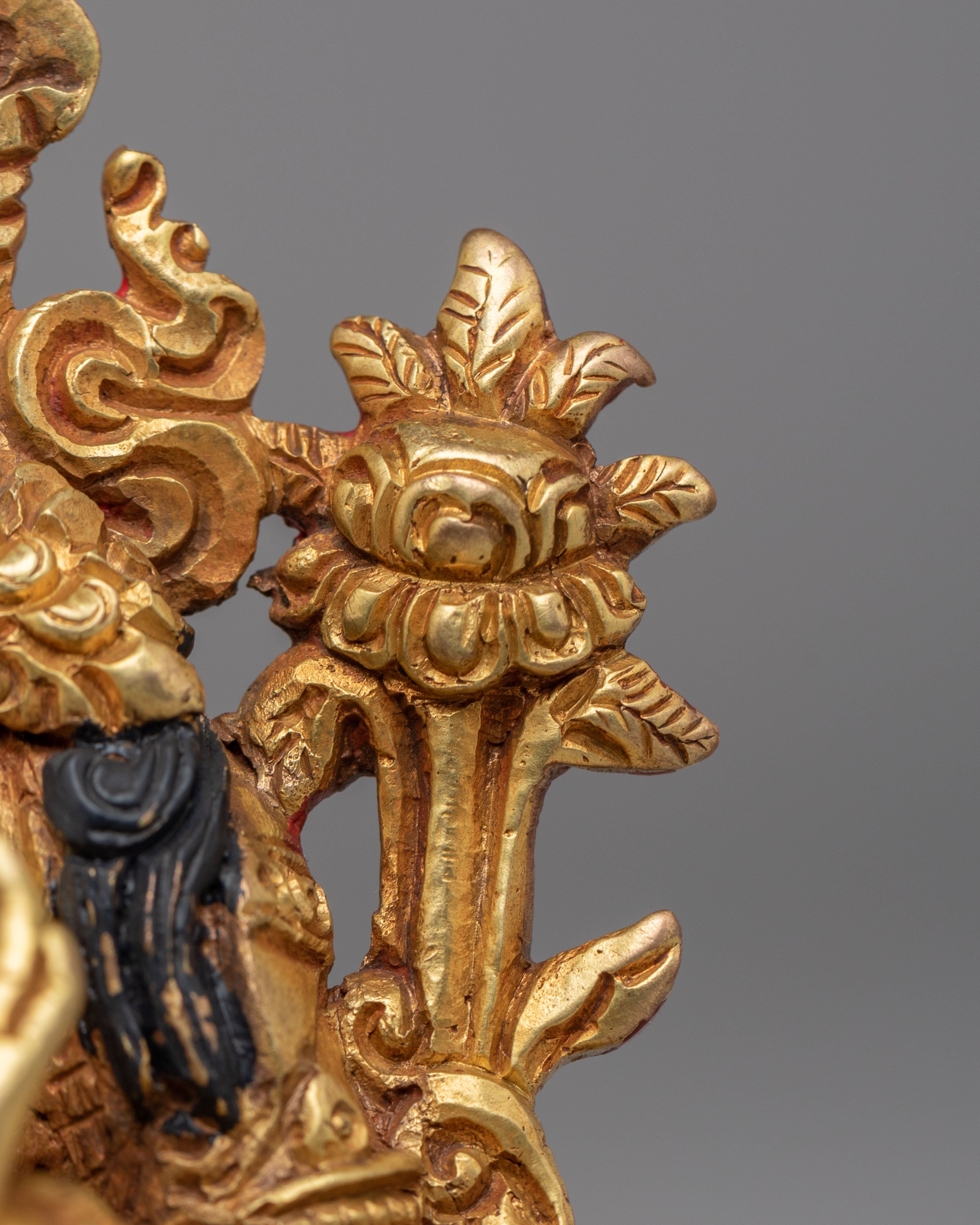 Tibetan Green Tara Deity Figurine | Traditional Tibetan Artwork