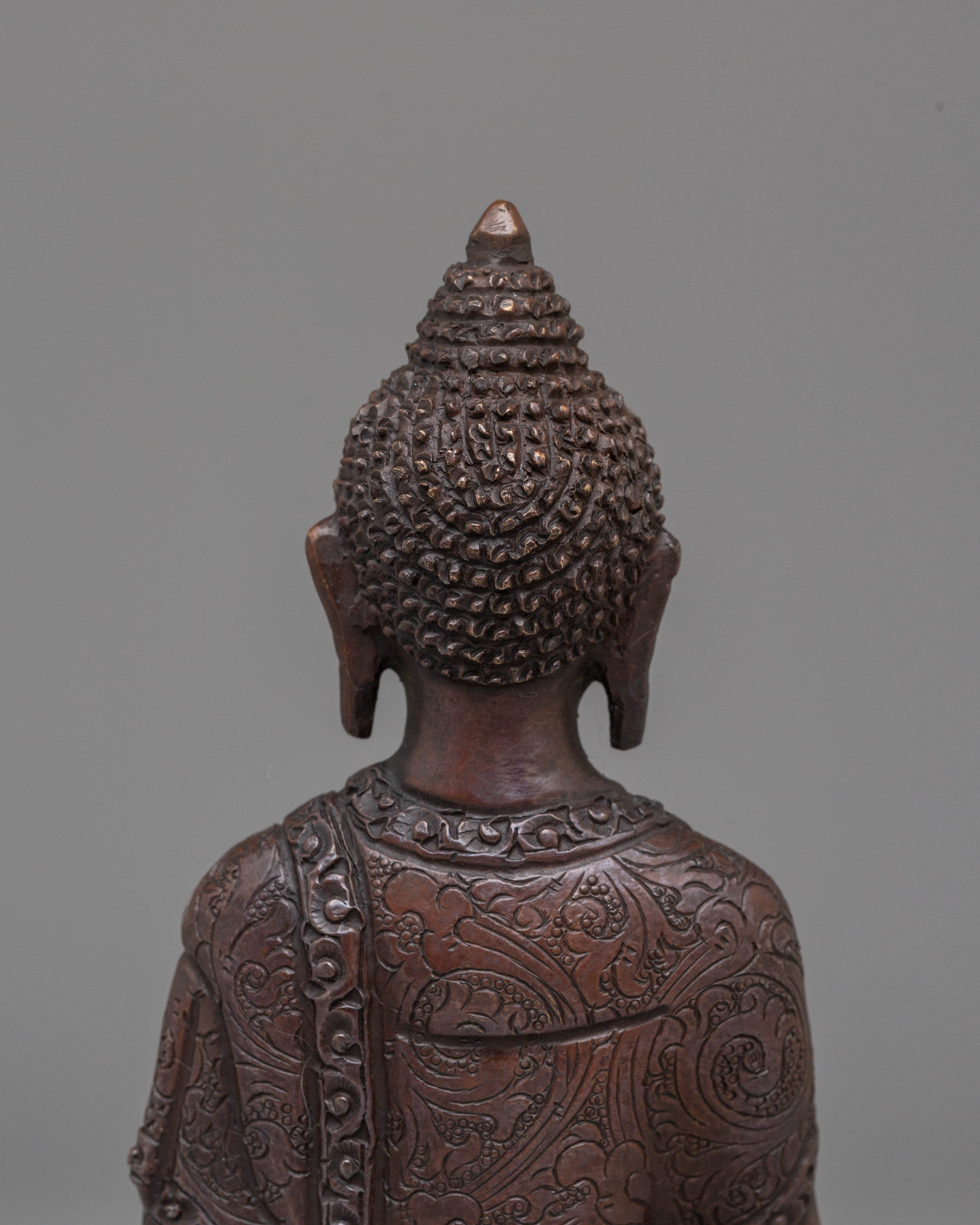 Sacred Amogasiddhi Buddha Altar Statue | Tibetan Buddhist Sculpture