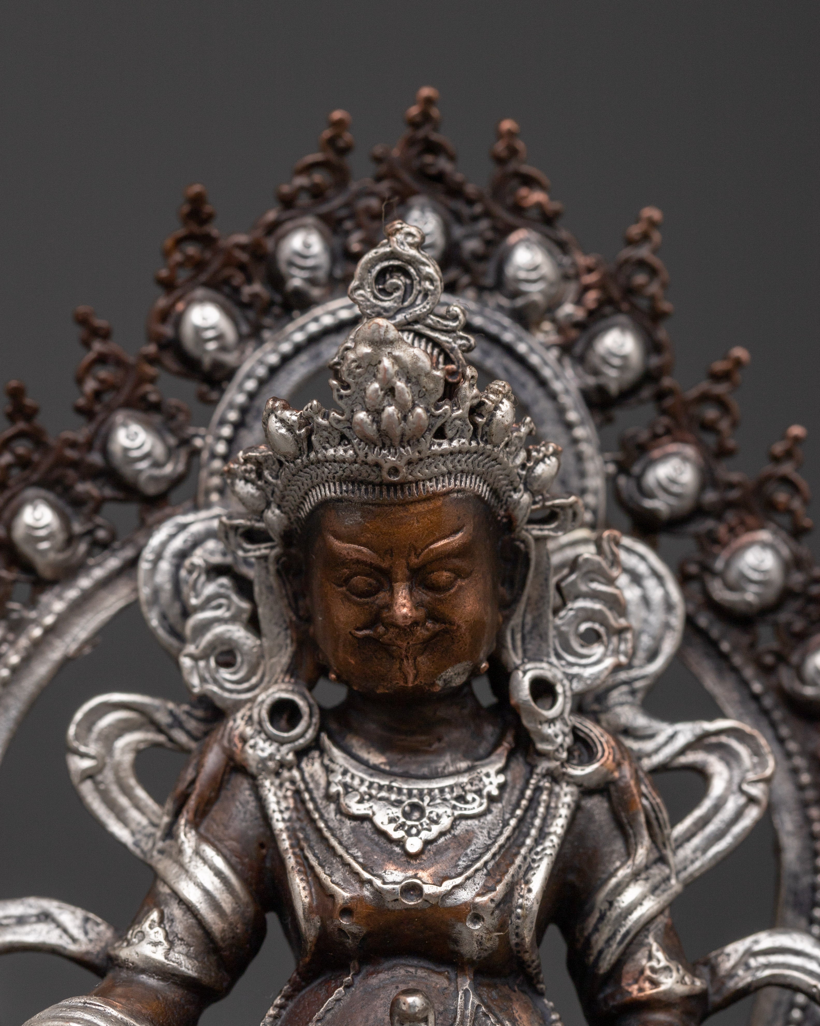 Oxidized Statue of Dzambhala | Altar and Prosperity