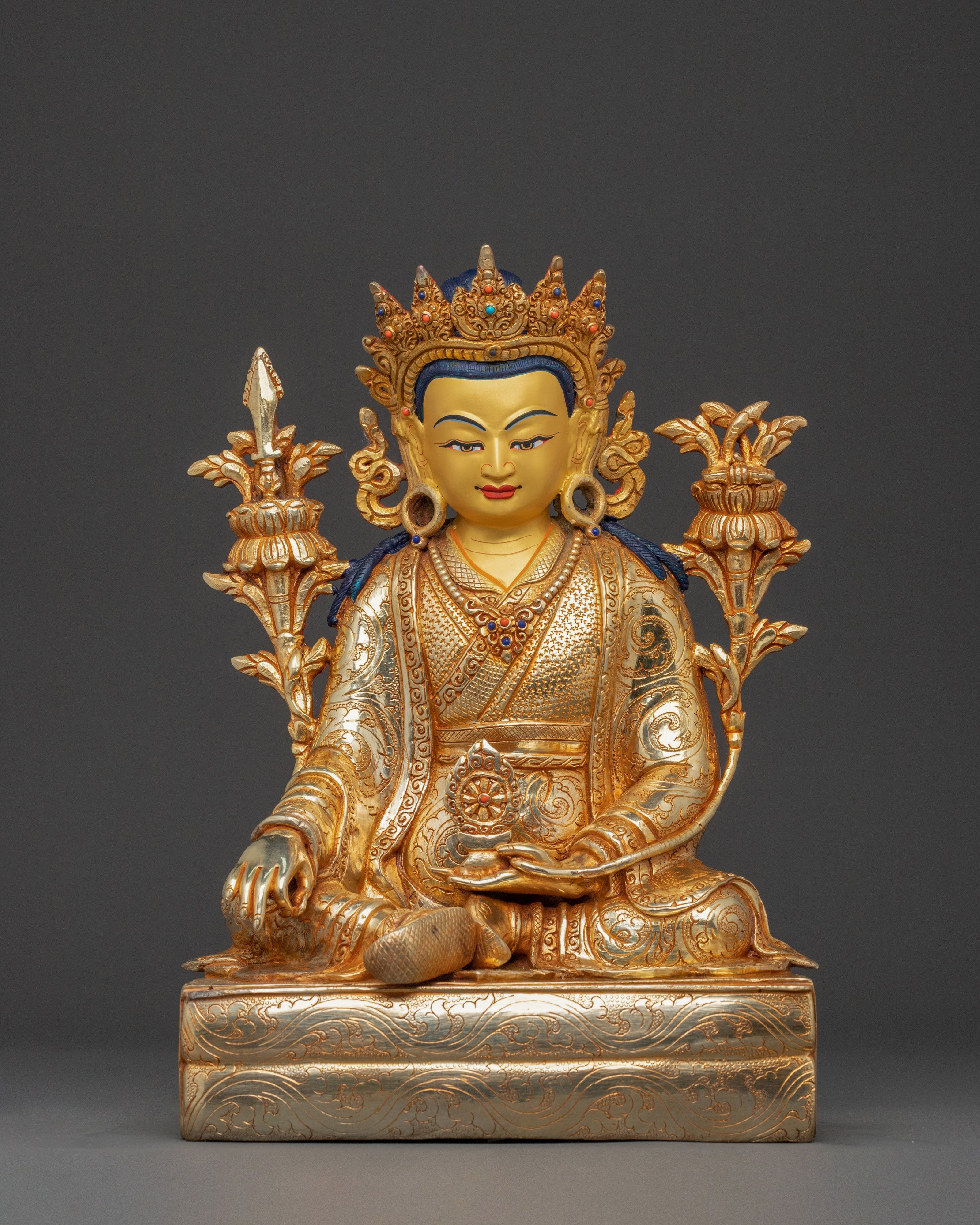 Dharma Master Guru Statue Set | Sacred Buddhist Art