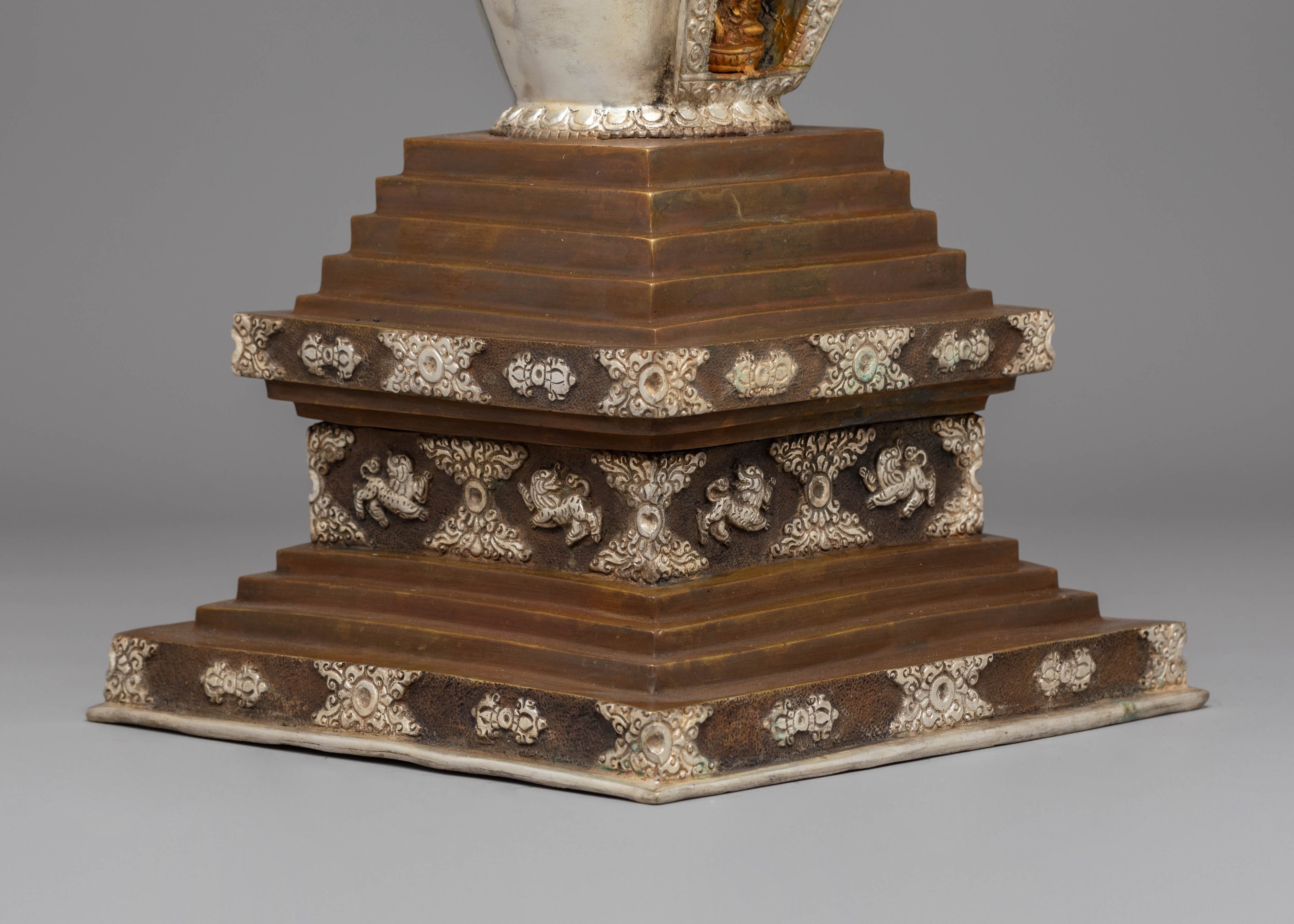 Handmade Buddhist Enlightenment Symbol Stupa | Tibetan Stupa Art