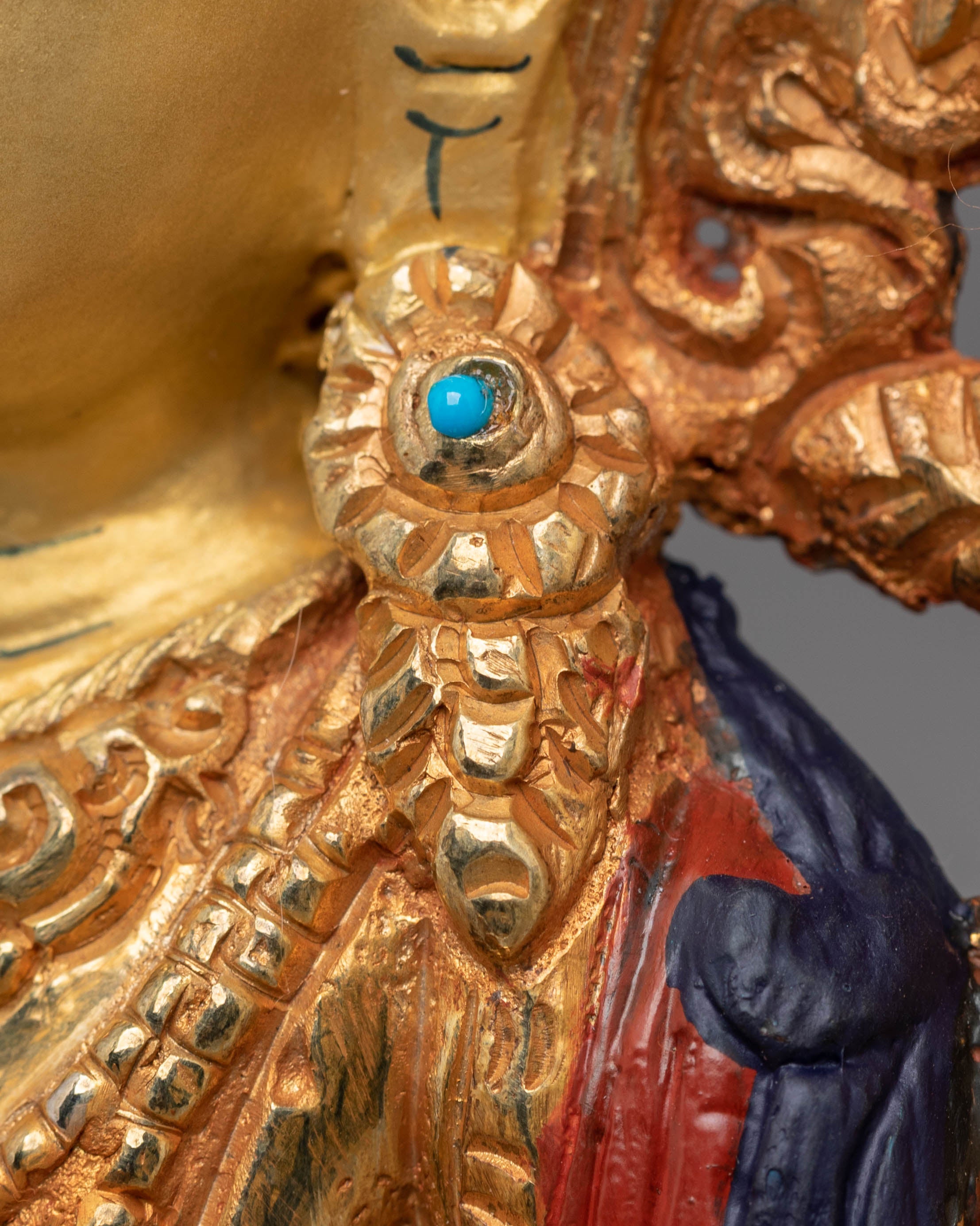 Handmade Bodhisattva Manjushri Sculpture | Wisdom Deity