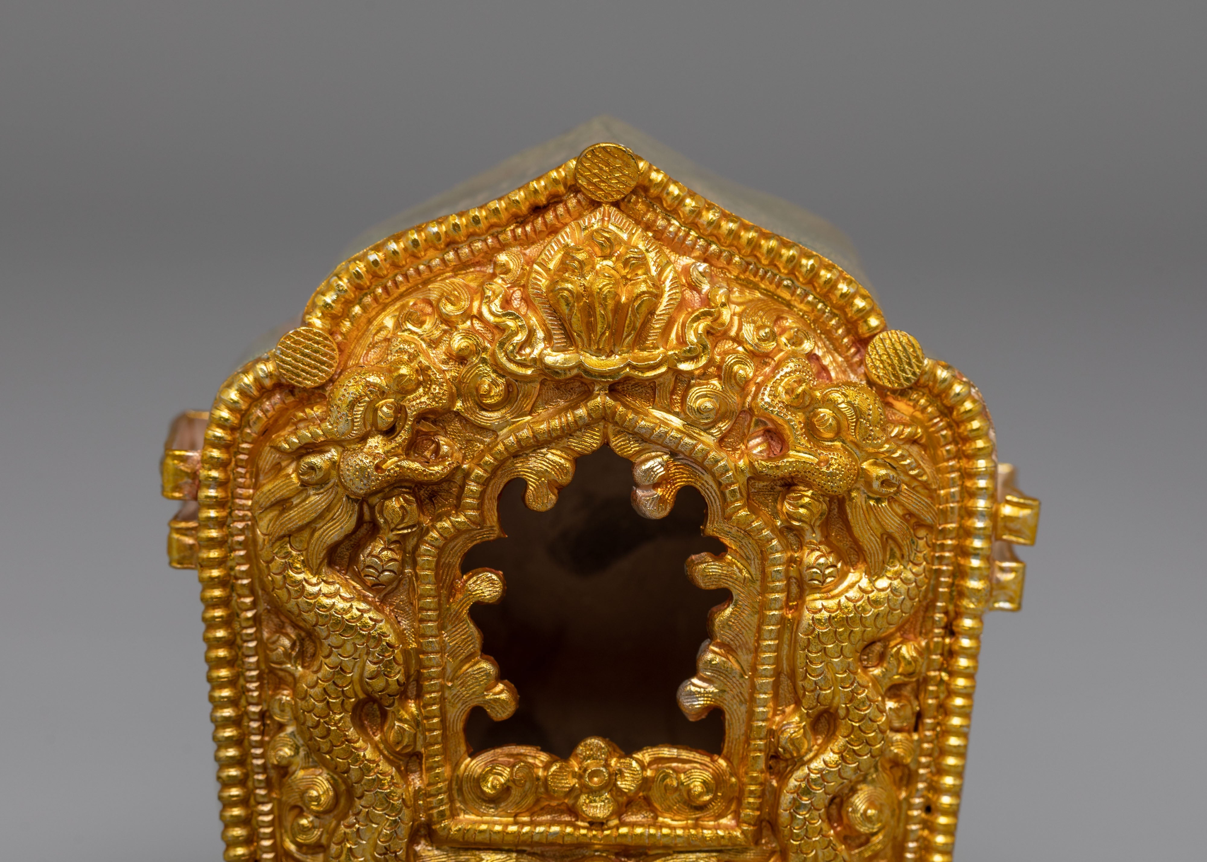 Spiritual Buddhist Amulet Ghau Box | Sacred Tibetan Prayer Box