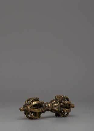 Tibetan Bronze Ritual Bell & Vajra | Spiritual Instruments for Buddhist Practices