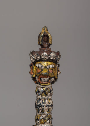 Ritual Dagger Phurba Tibetan Artwork | Energy Cleansing Craftsmanship