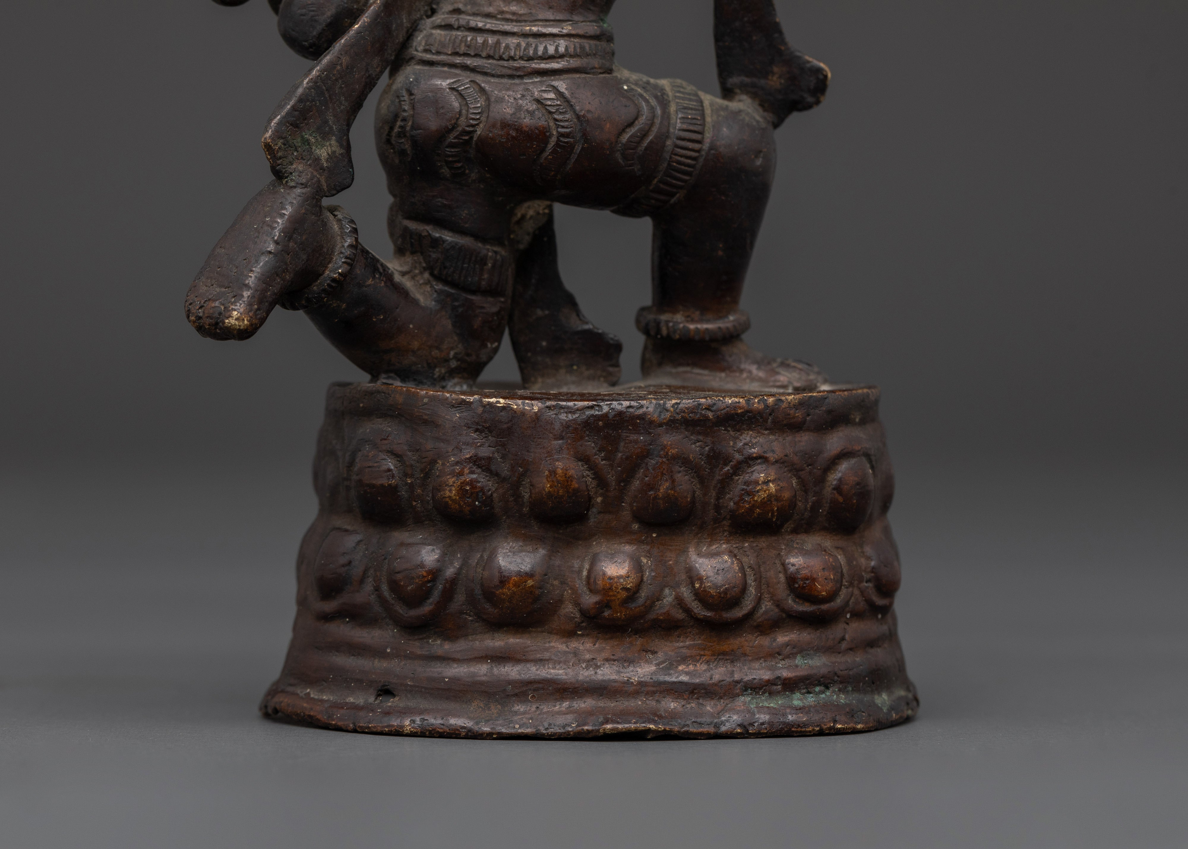 Handcrafted Achala Statue | Brass Hindu Protector Deity Sculpture