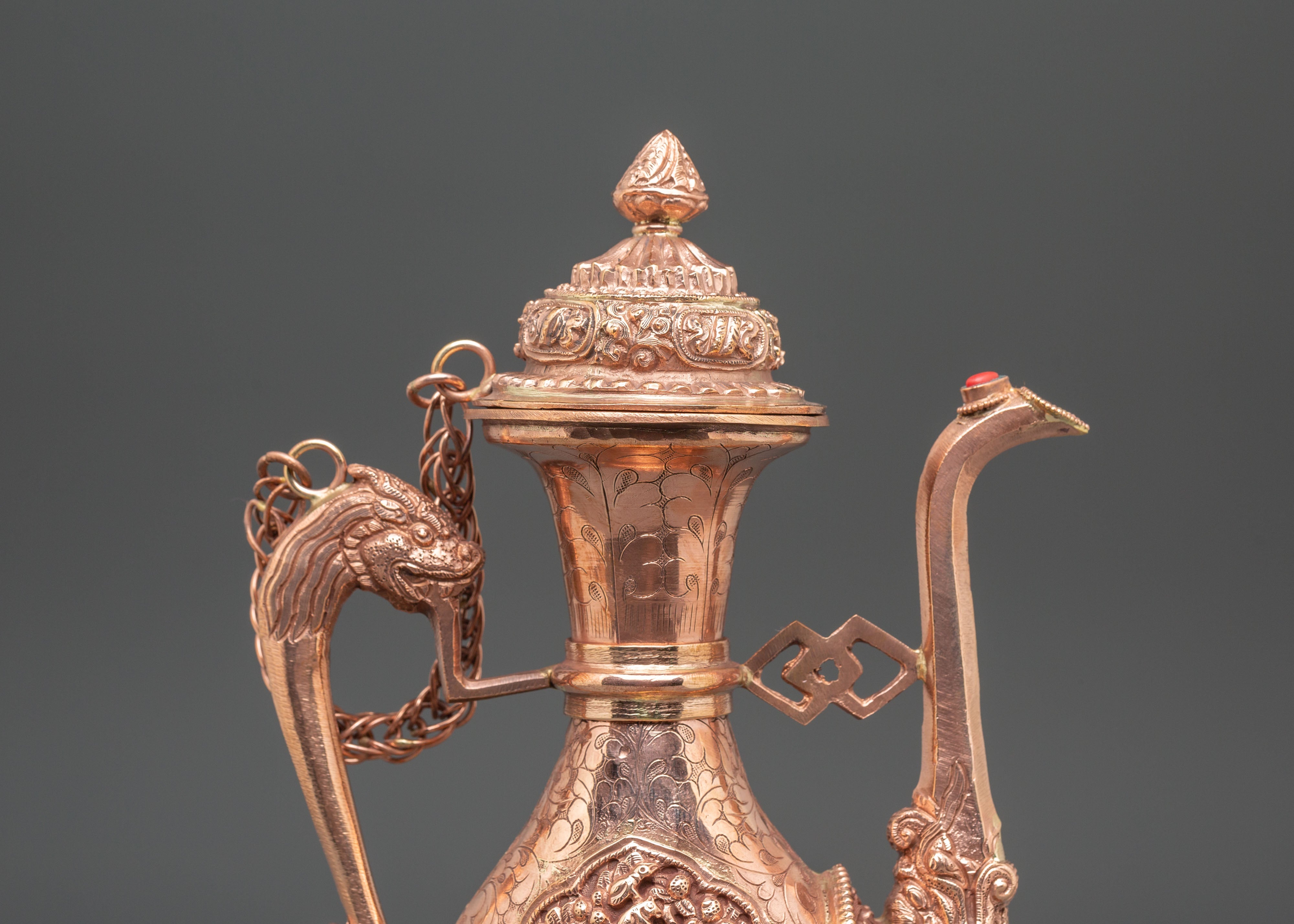 Handmade Copper Bhumba | Tibetan Buddhist Ritual Vase