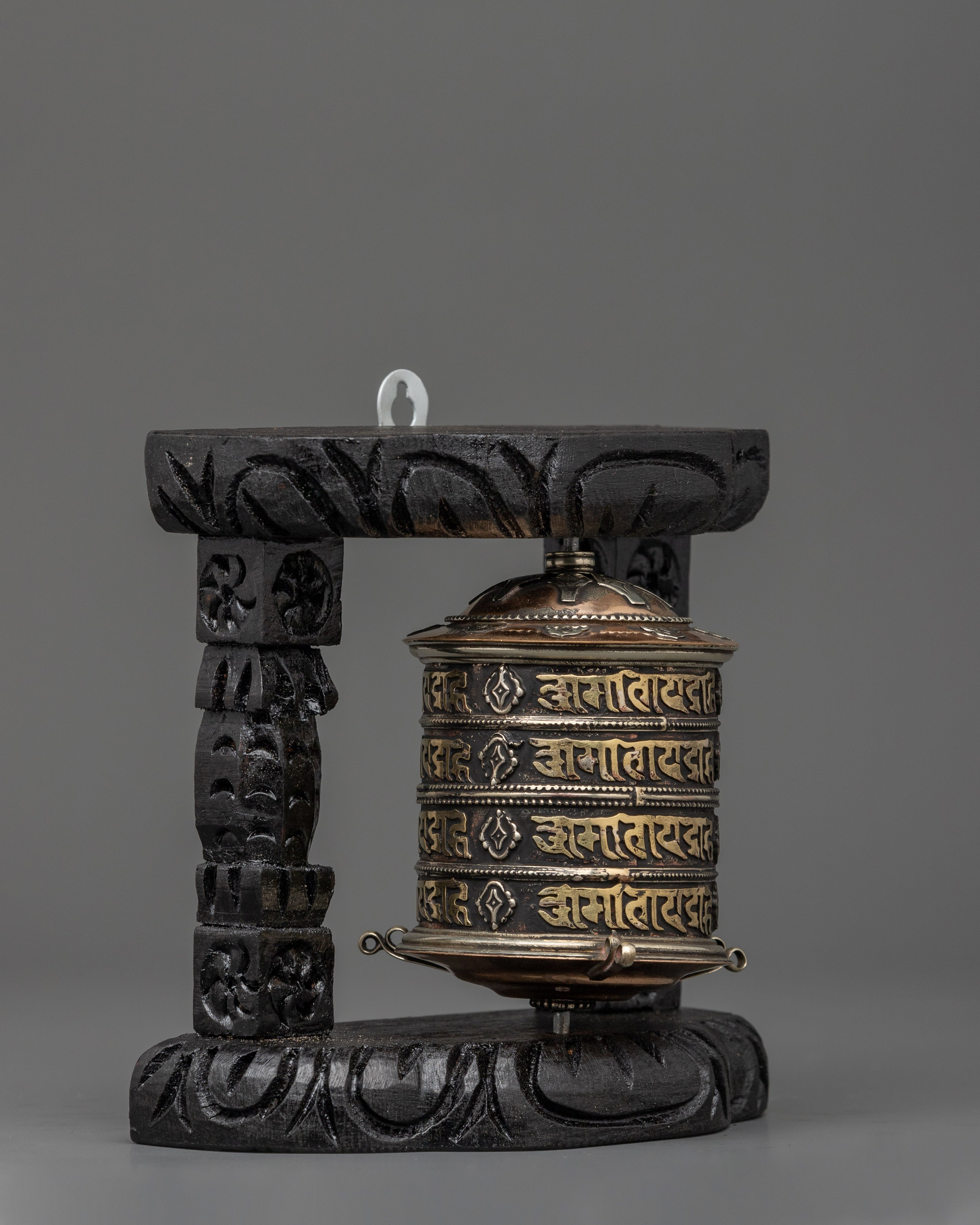 Sacred Mantra Prayer Wheel | Spiritual Blessings & Altar Use