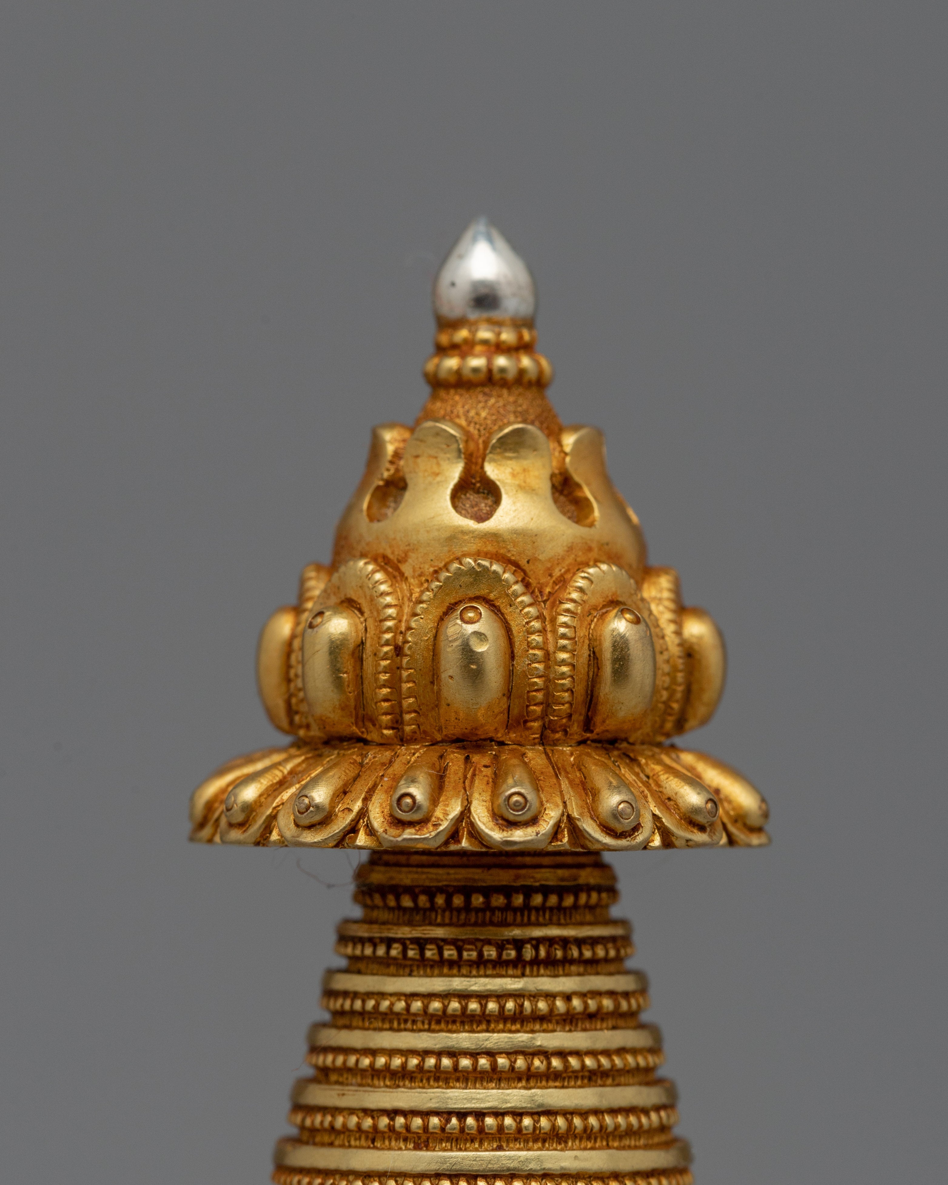 Handcrafted Buddhist Stupa Tibetan | Symbol of Spiritual Awakening and Peace