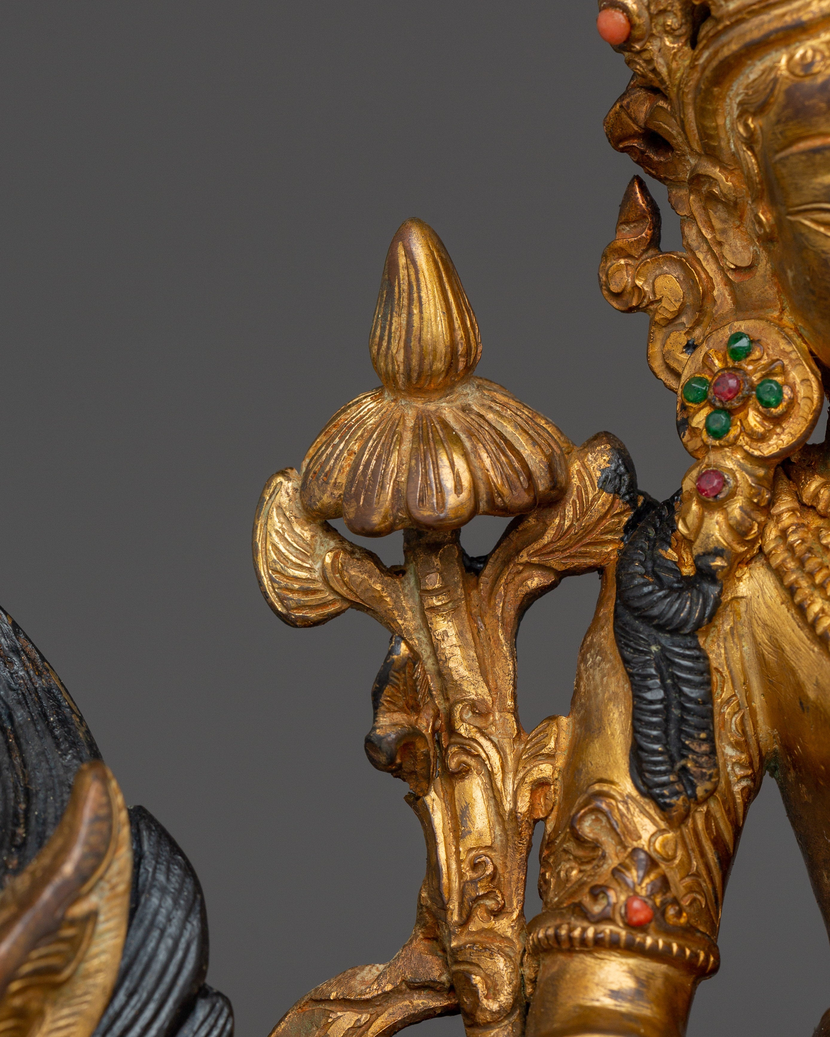 Divine Feminine Green Tara Goddess Sculpture | Symbol of Compassion & Healing Energy