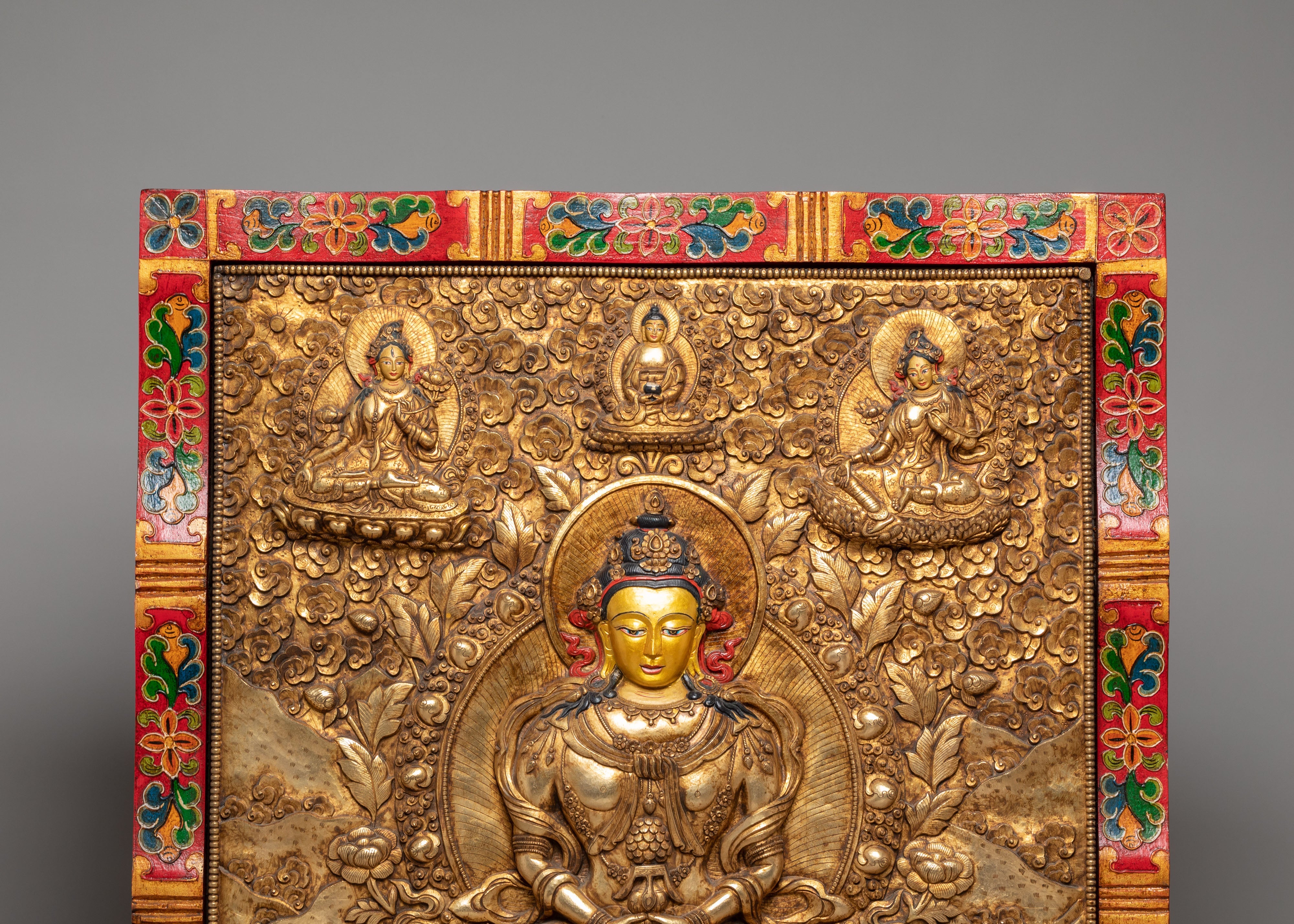Amitayus Buddha of Infinite Life Wall Hanging | Symbol of Longevity