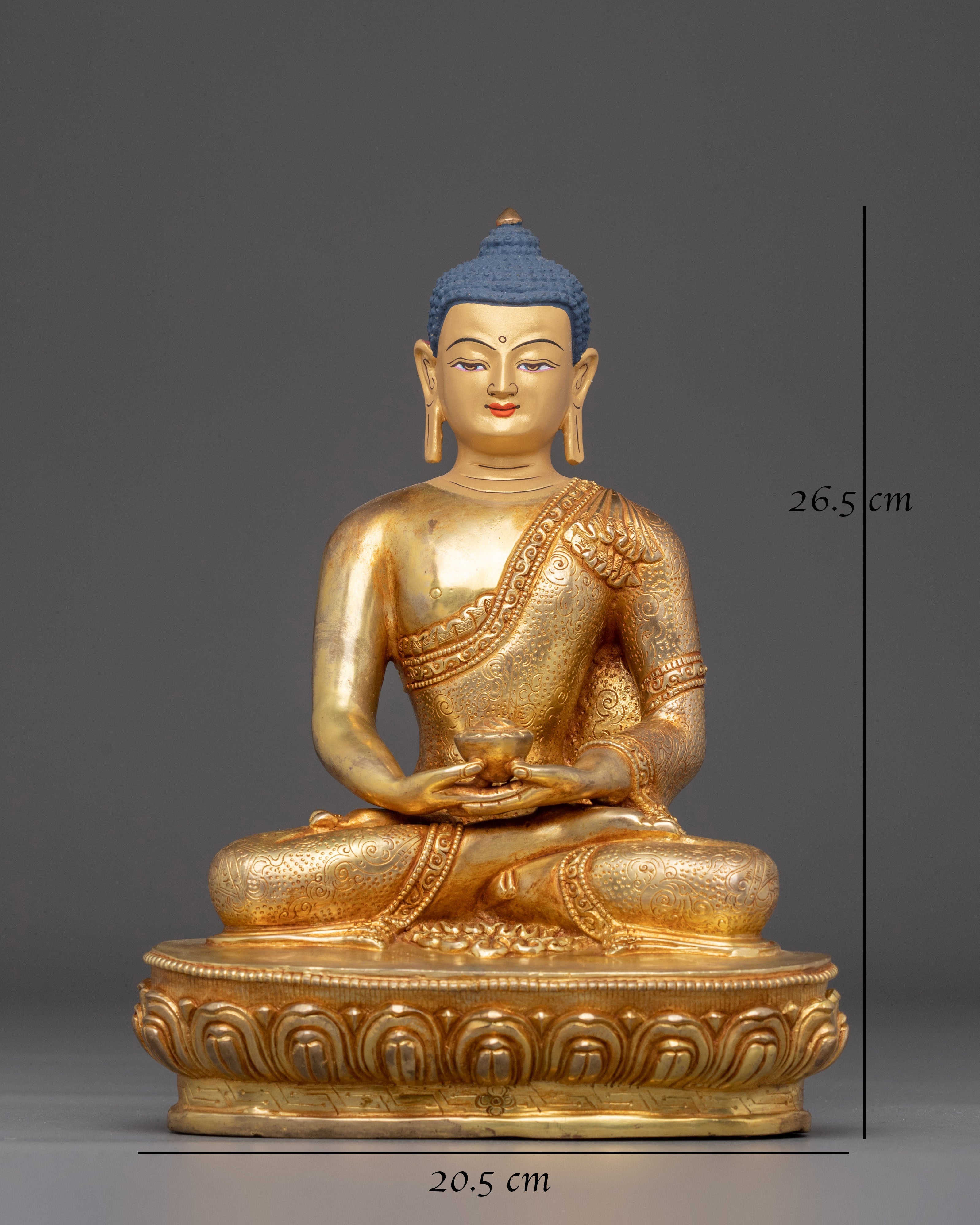 Serene Amitabha Buddha Sculpture | Emblem of Infinite Light