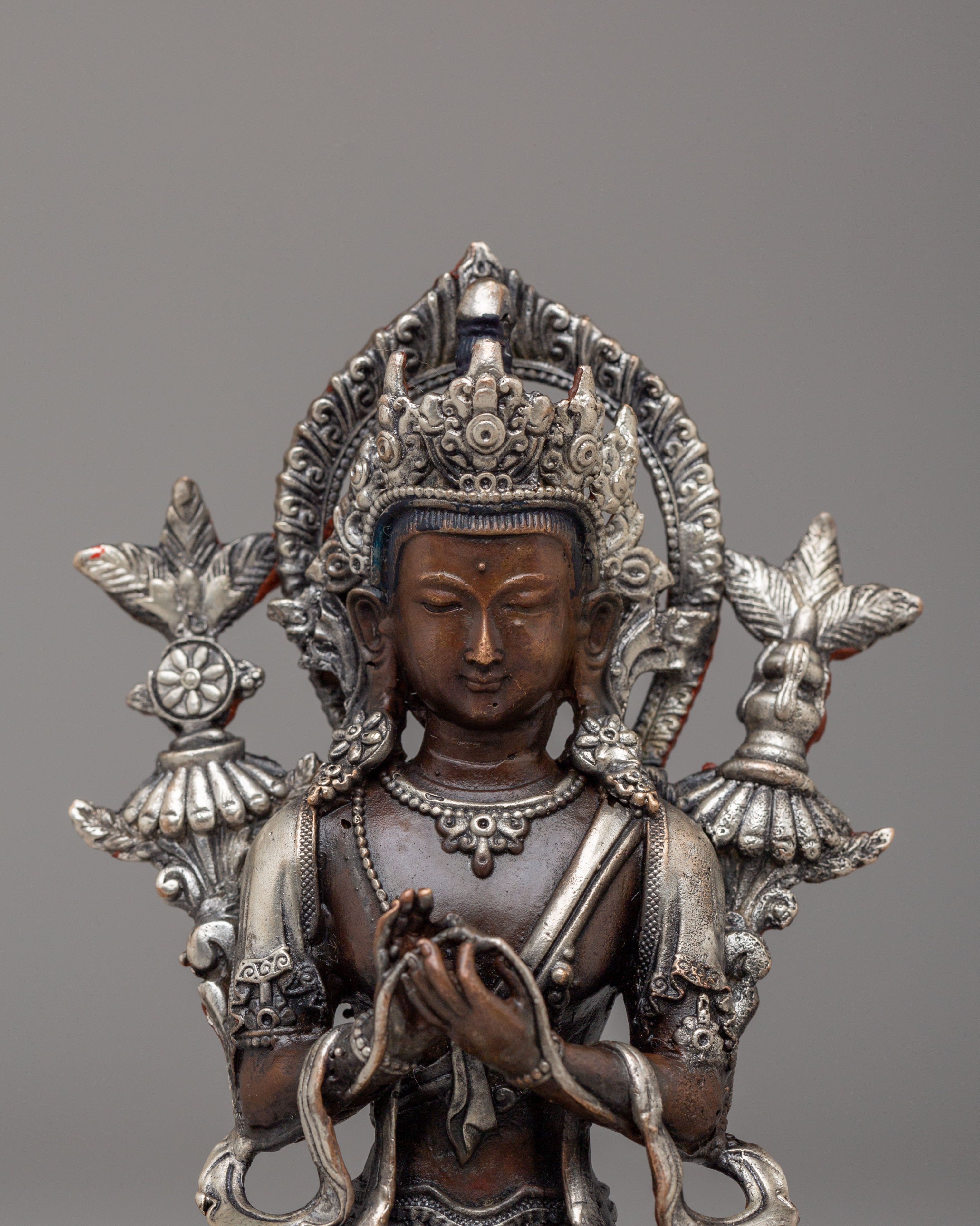 Handcrafted Maitreya Buddha Buddhist Statue | Spiritual Decor
