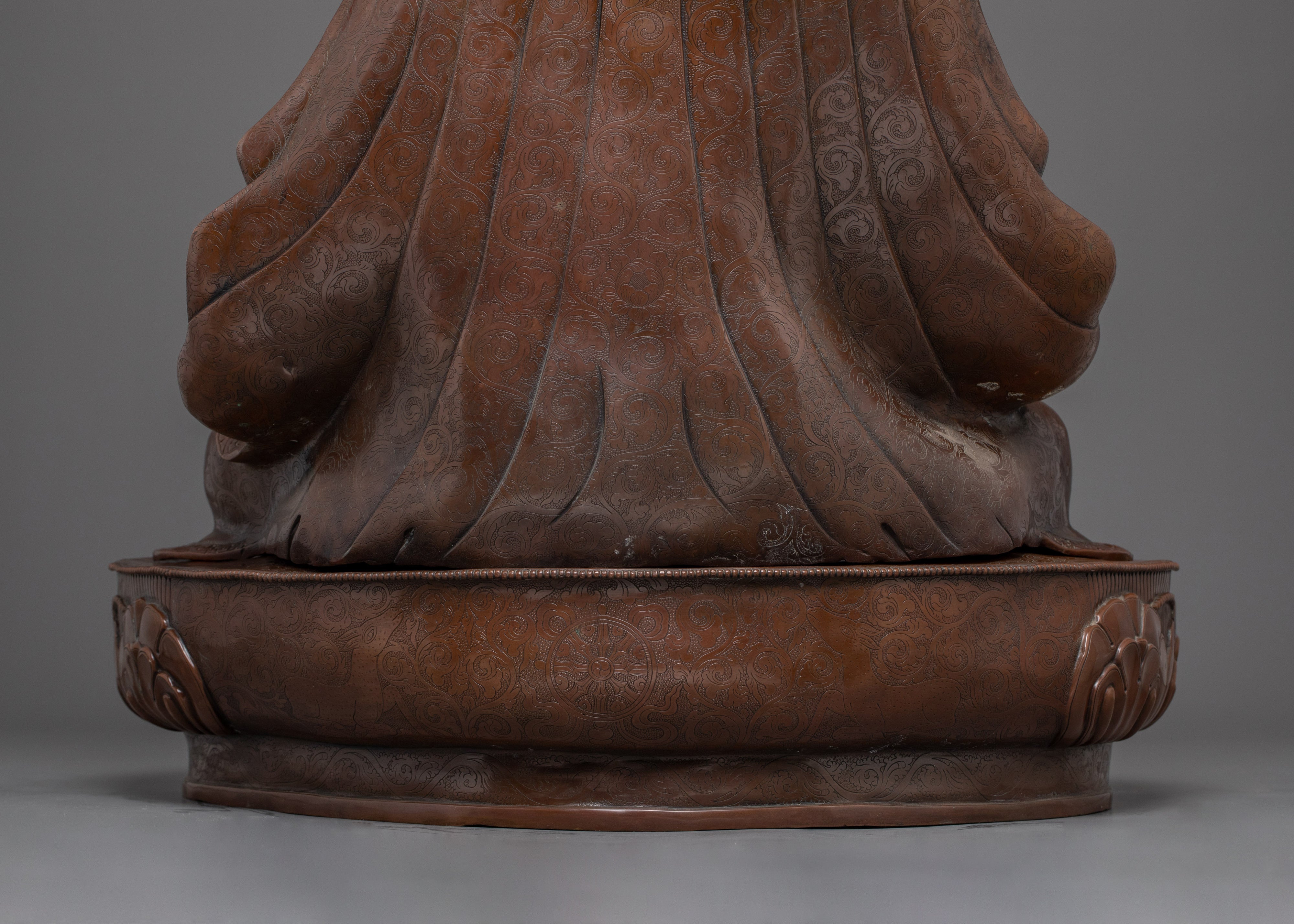 Sculpture of The Tantric master Guru Rinpoche | The Lotus-Born Master