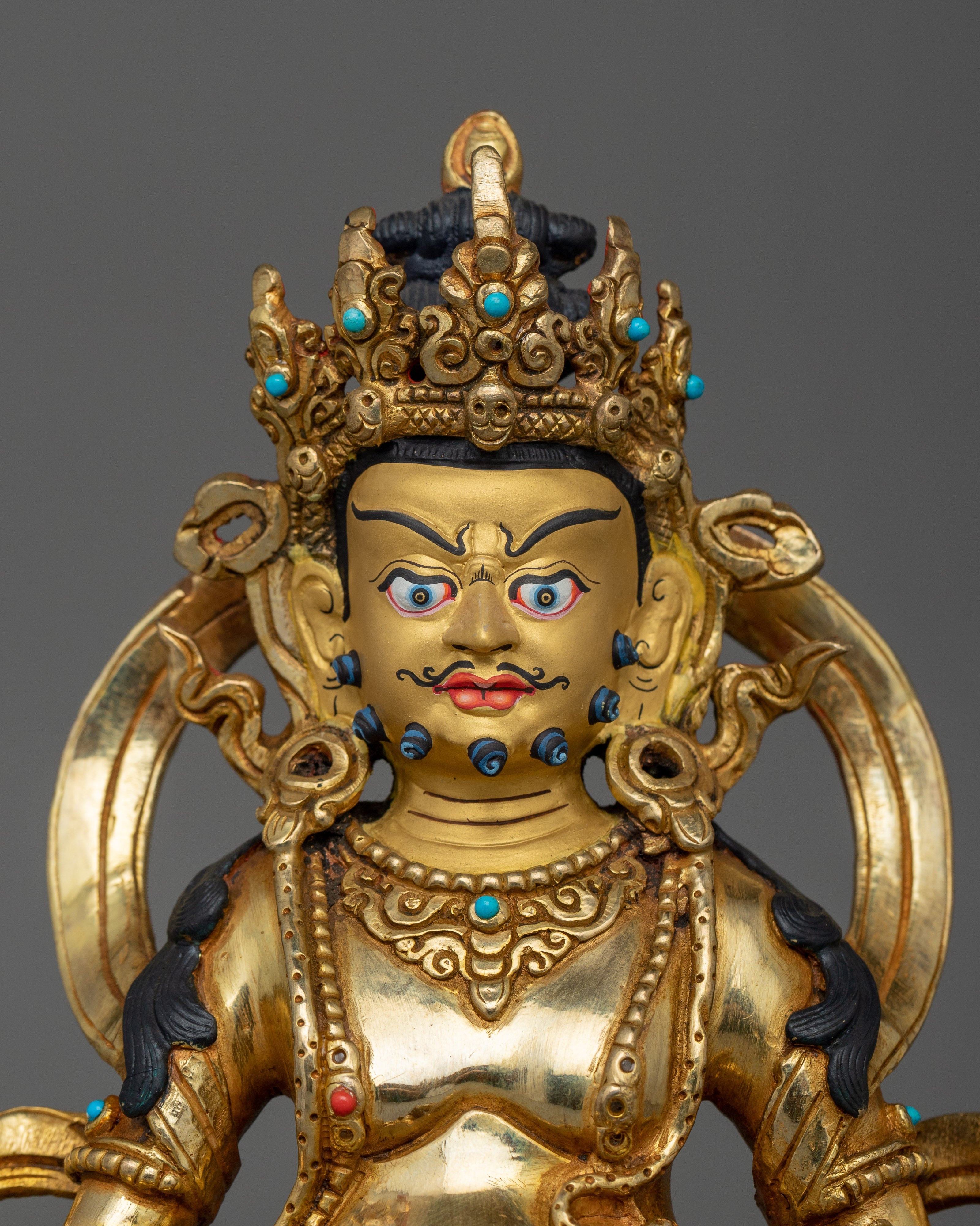 Himalayan Statue of Dzambhala | Wealth Deity Sculpture