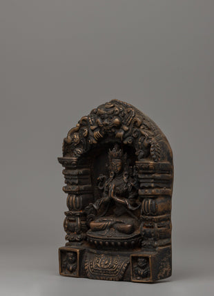 Chenrezig in Throne Statue | Tibetan Bodhisattva Sculpture