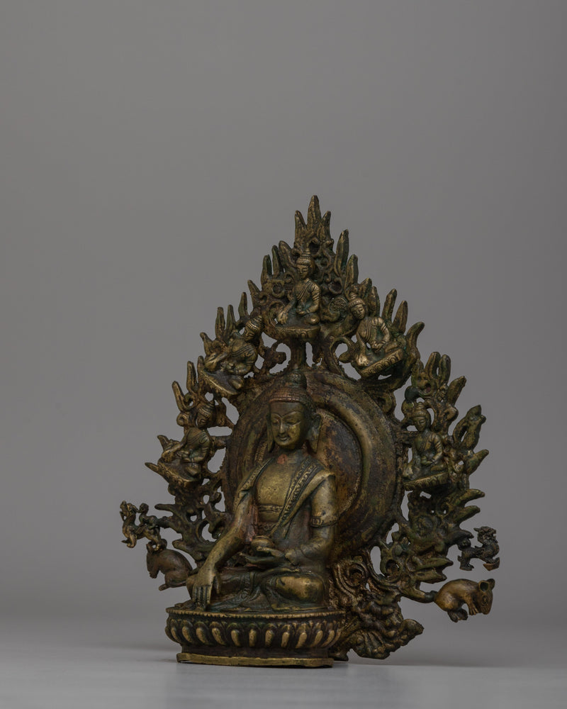 Sacred Shakyamuni Buddha Statue | Traditional Tibetan Art for Inner Peace and Wisdom