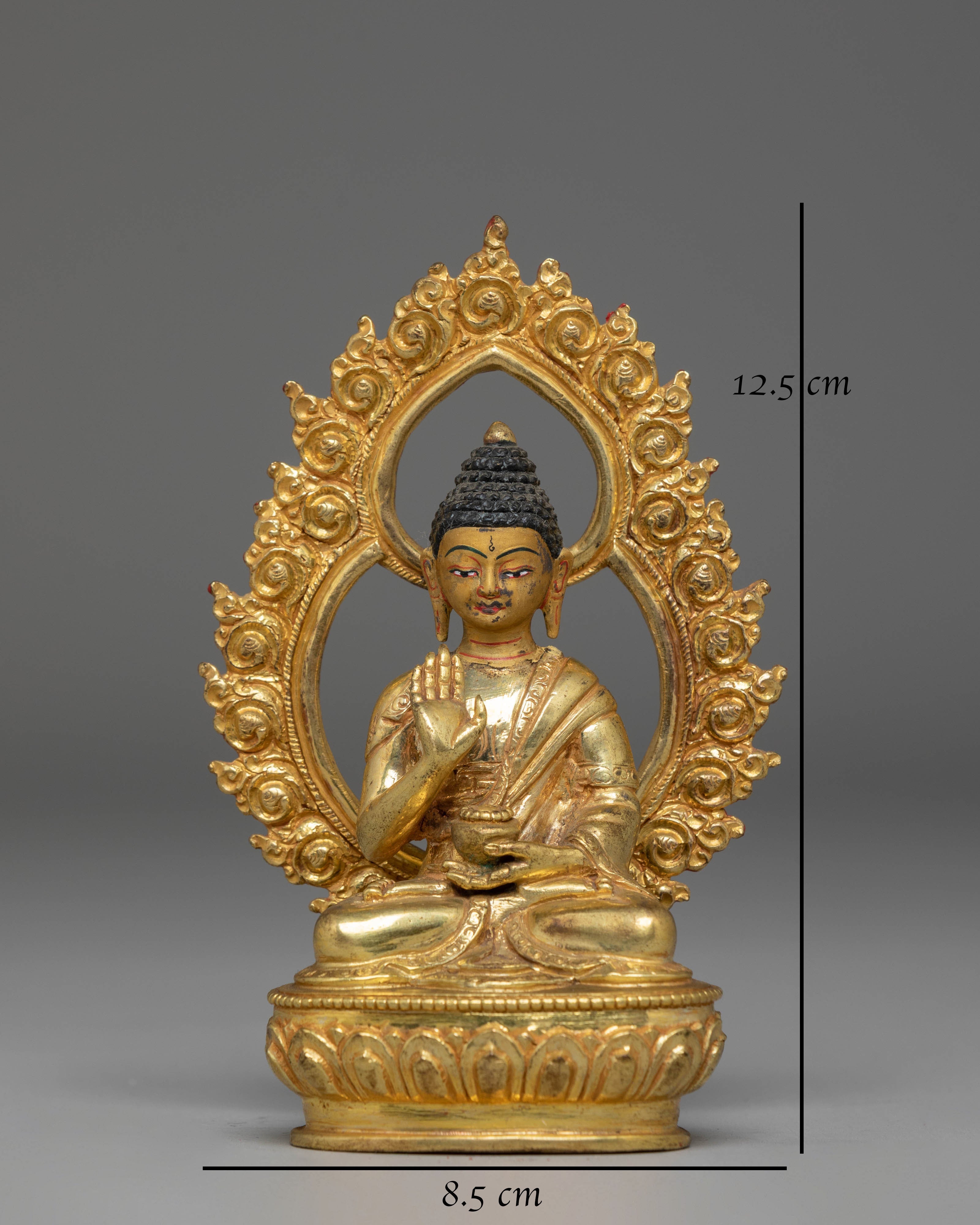 Copper Statue of Amogasiddhi Buddha | The Lord of Karma