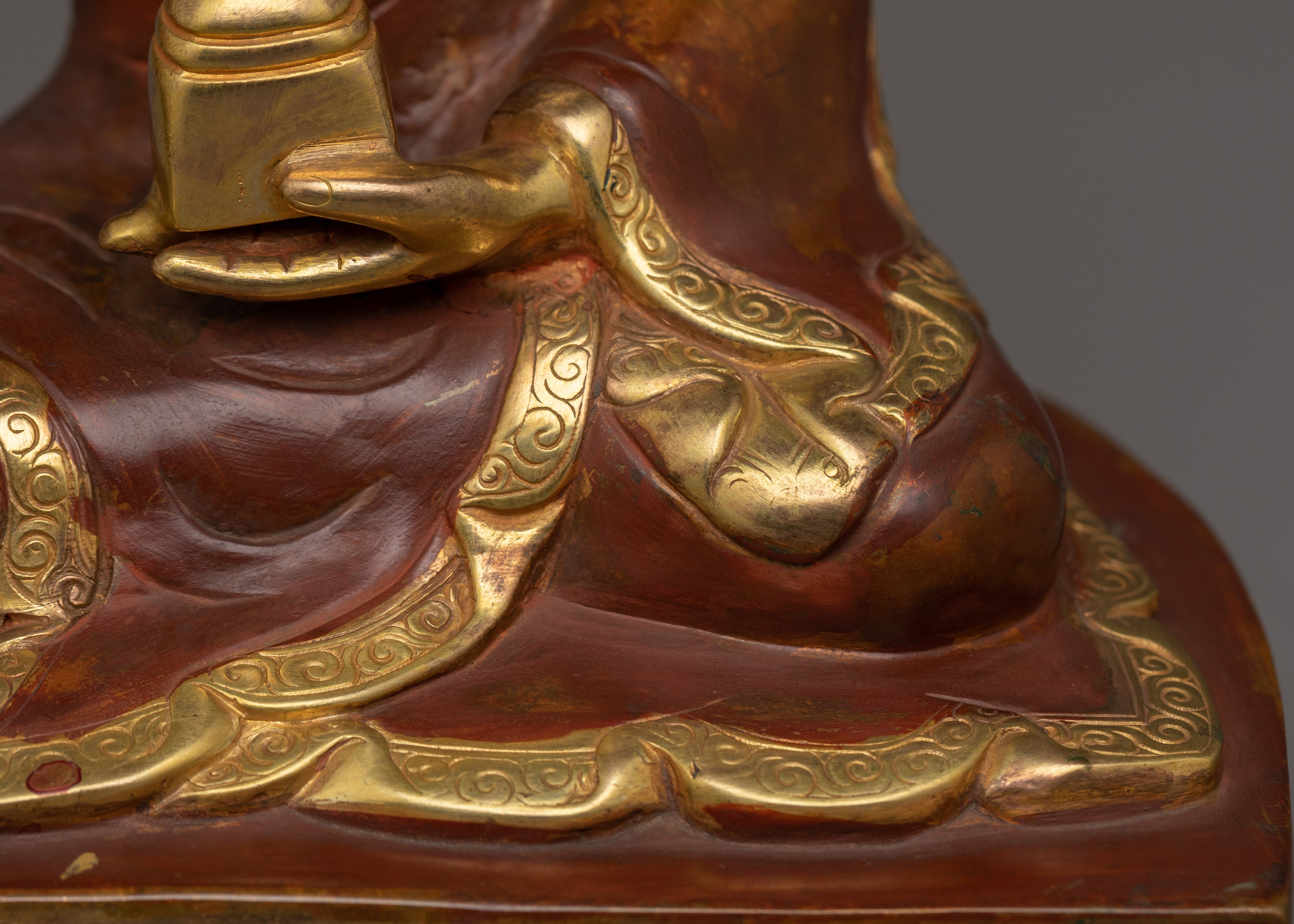 9.6 Inches Buddhist Master Statue | A Sacred Representation of Spiritual Guidance