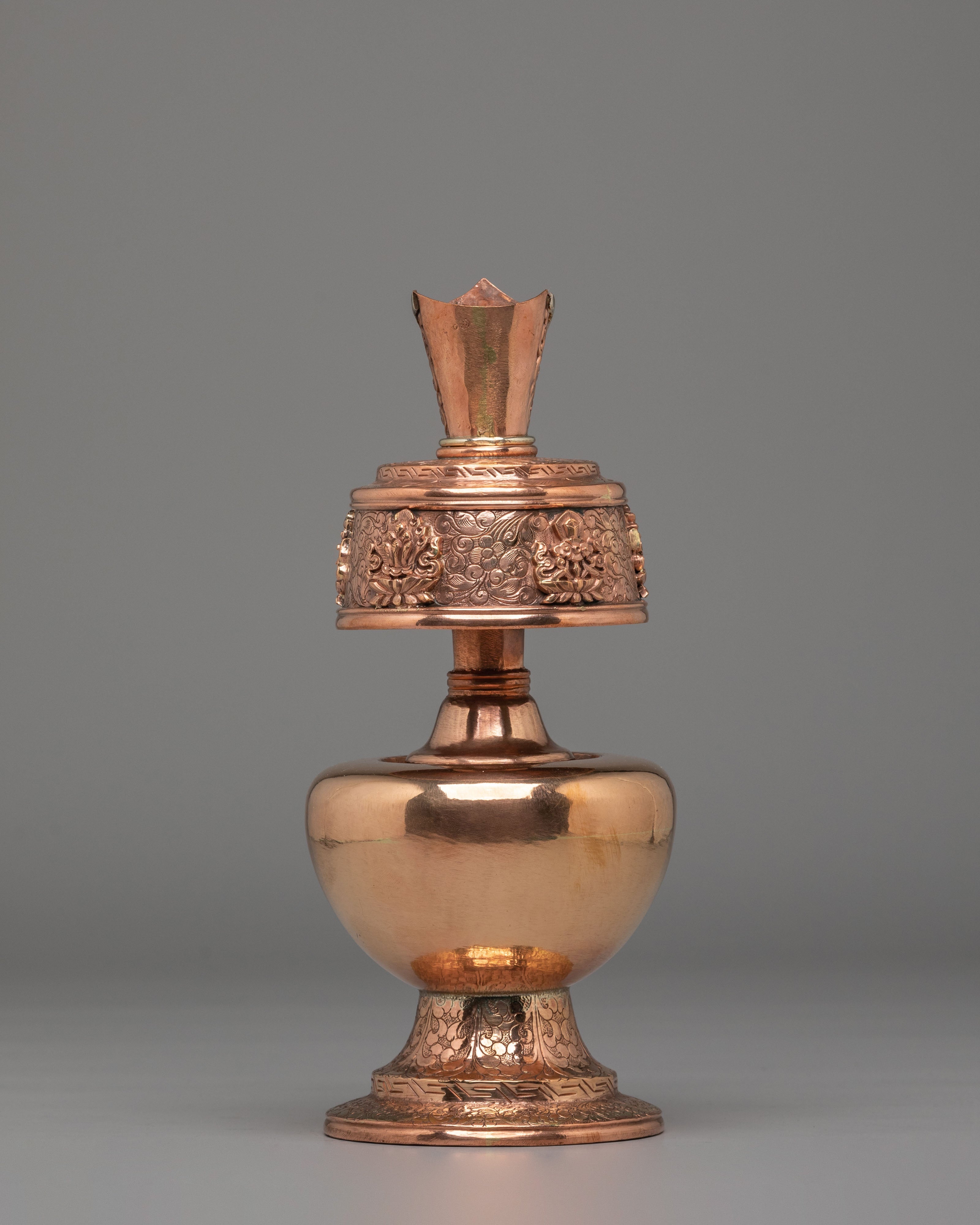 Spiritual Ritual Bhumba | Sacred Offering Vessel for Puja &amp; Meditation
