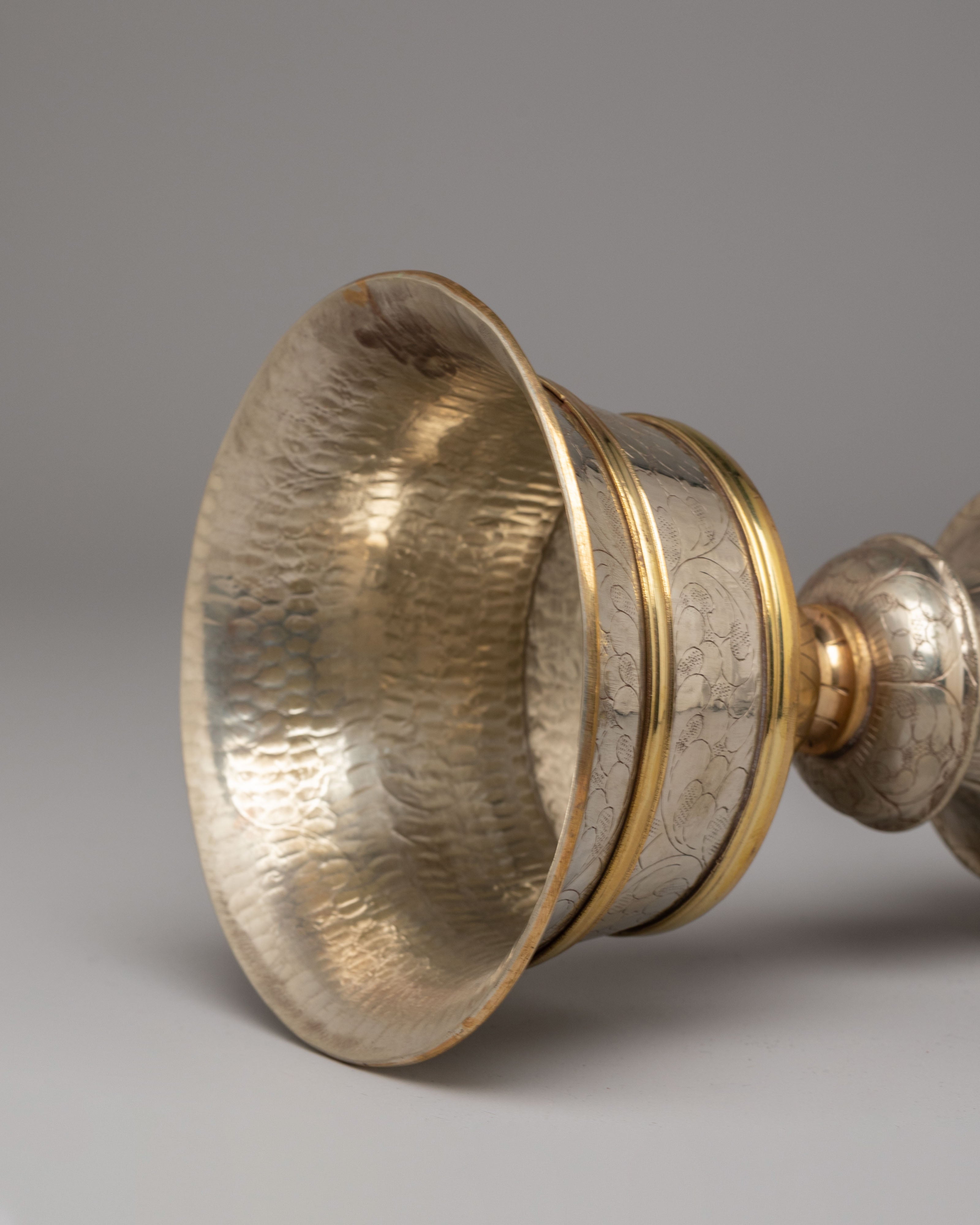 Vajrayana Altar Butter Lamp | Offering Light to the Enlightened Ones
