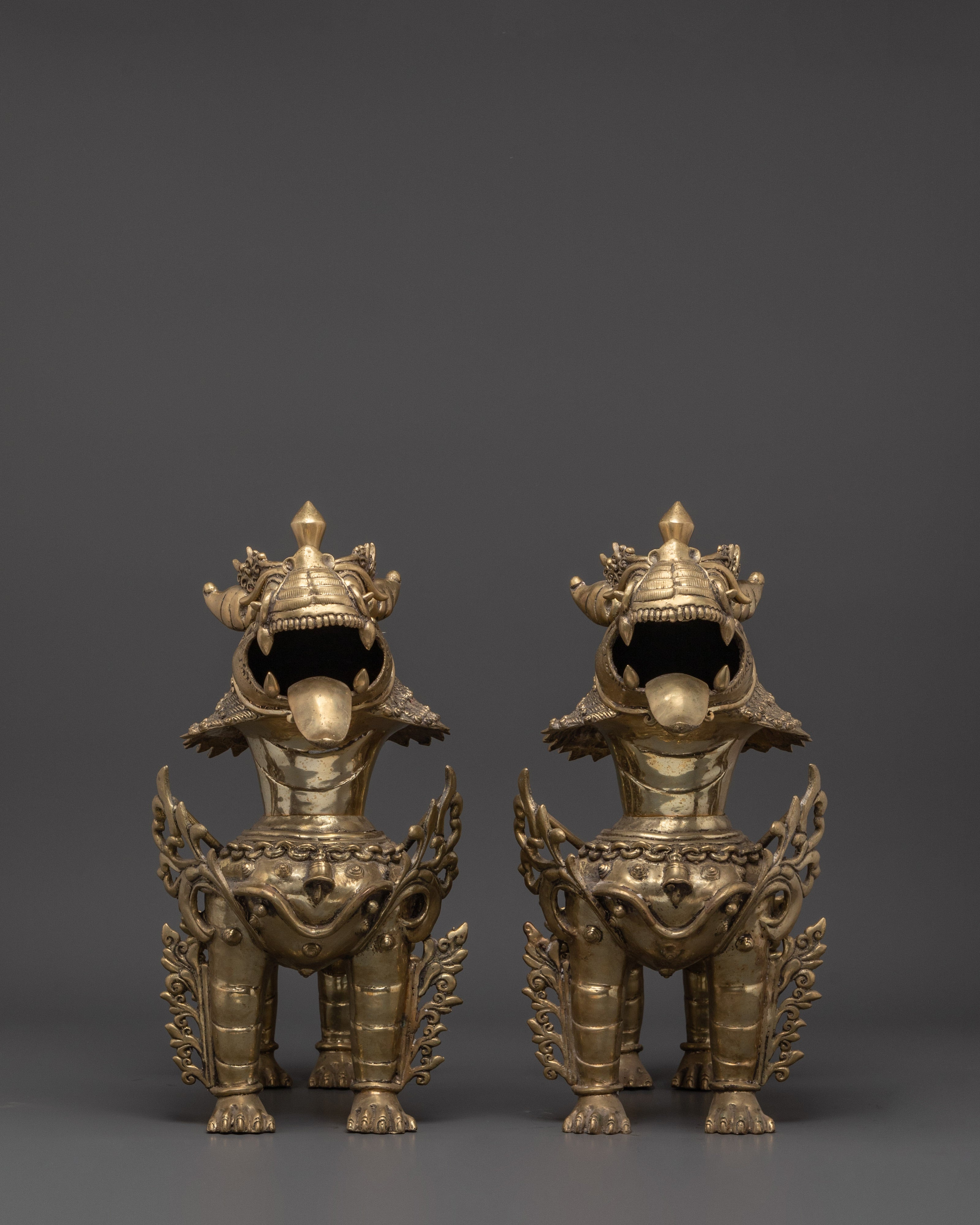 Handmade Lion Set Decor | Majestic Guardians of Strength and Protection