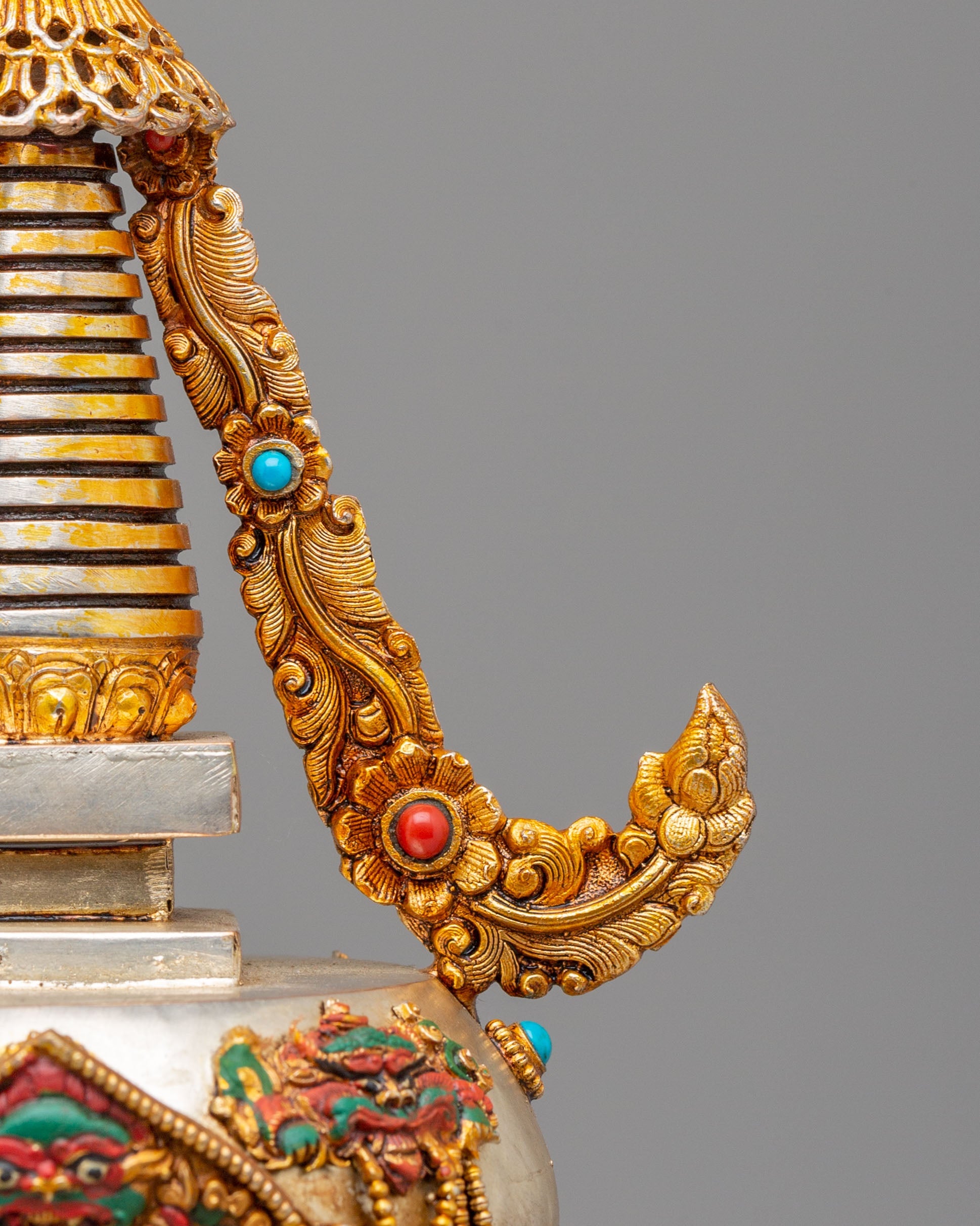 Handcrafted Enlightenment Chorten | Spiritual Stupa for Meditation