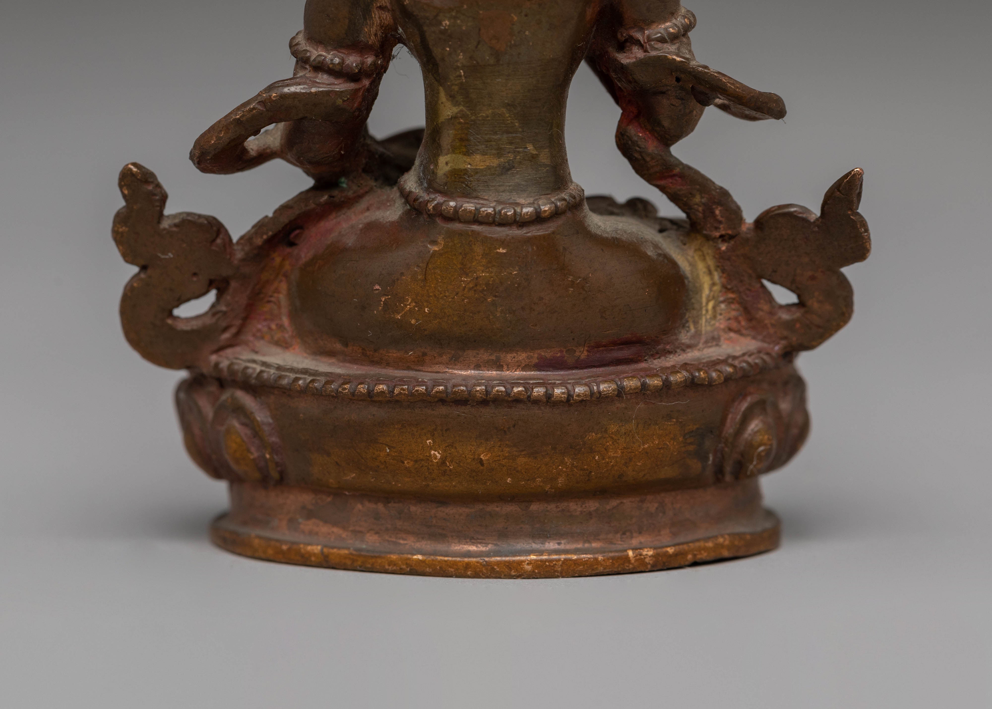 Oxidized Guru Vajrasattva Sacred Statue | Guardian of Enlightenment