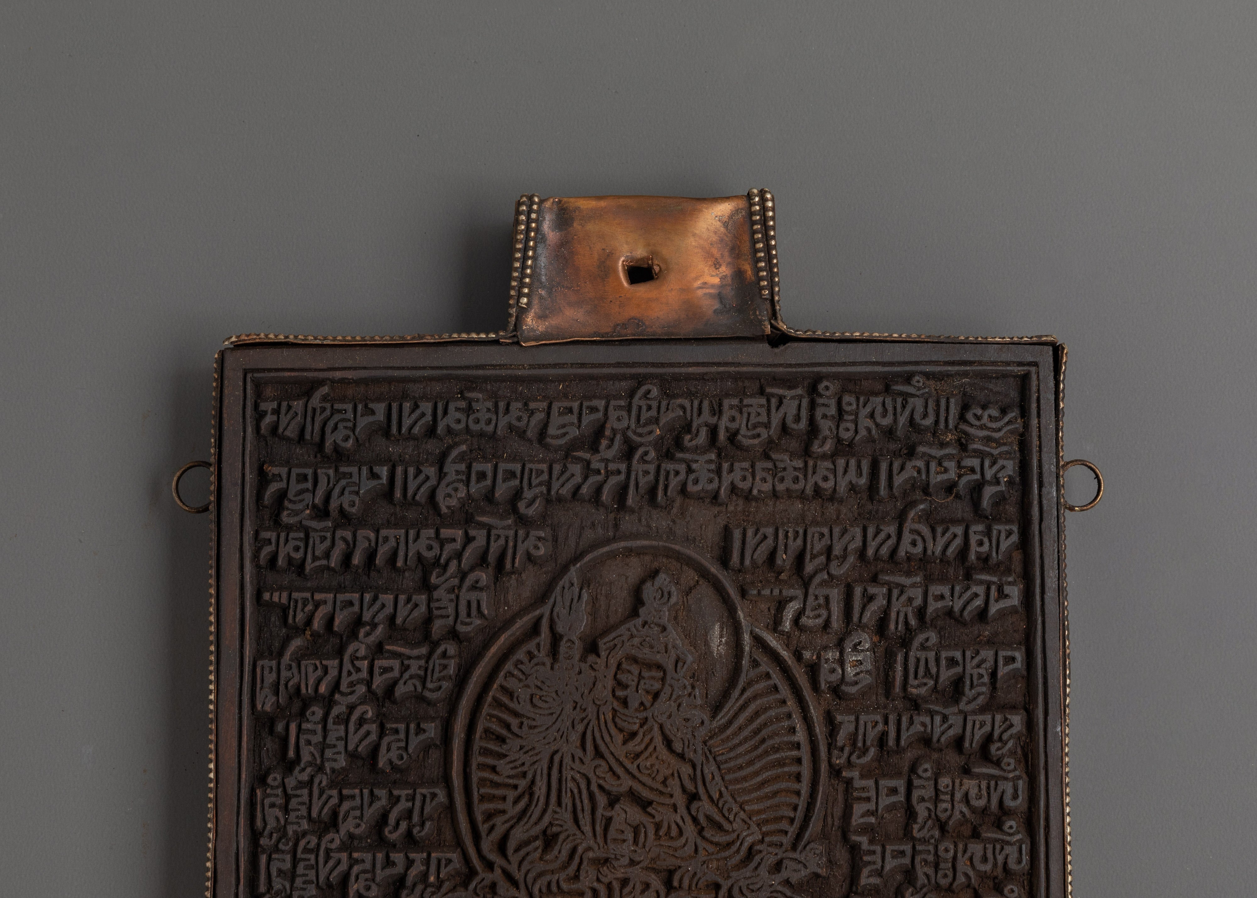 Tibetan Art Handcrafted Stamp | Engraved Buddhist Art