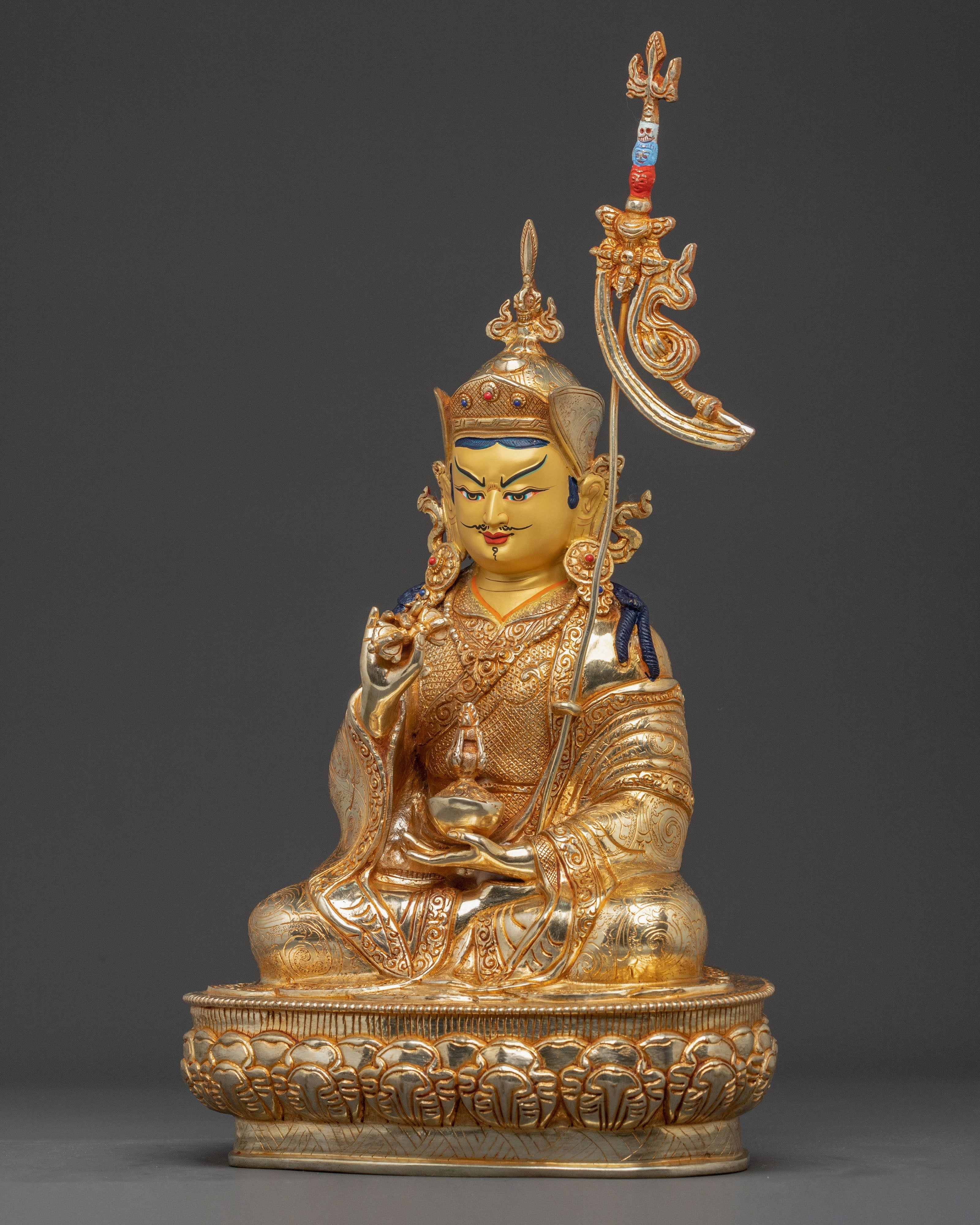 Dharma Master Guru Statue Set | Sacred Buddhist Art