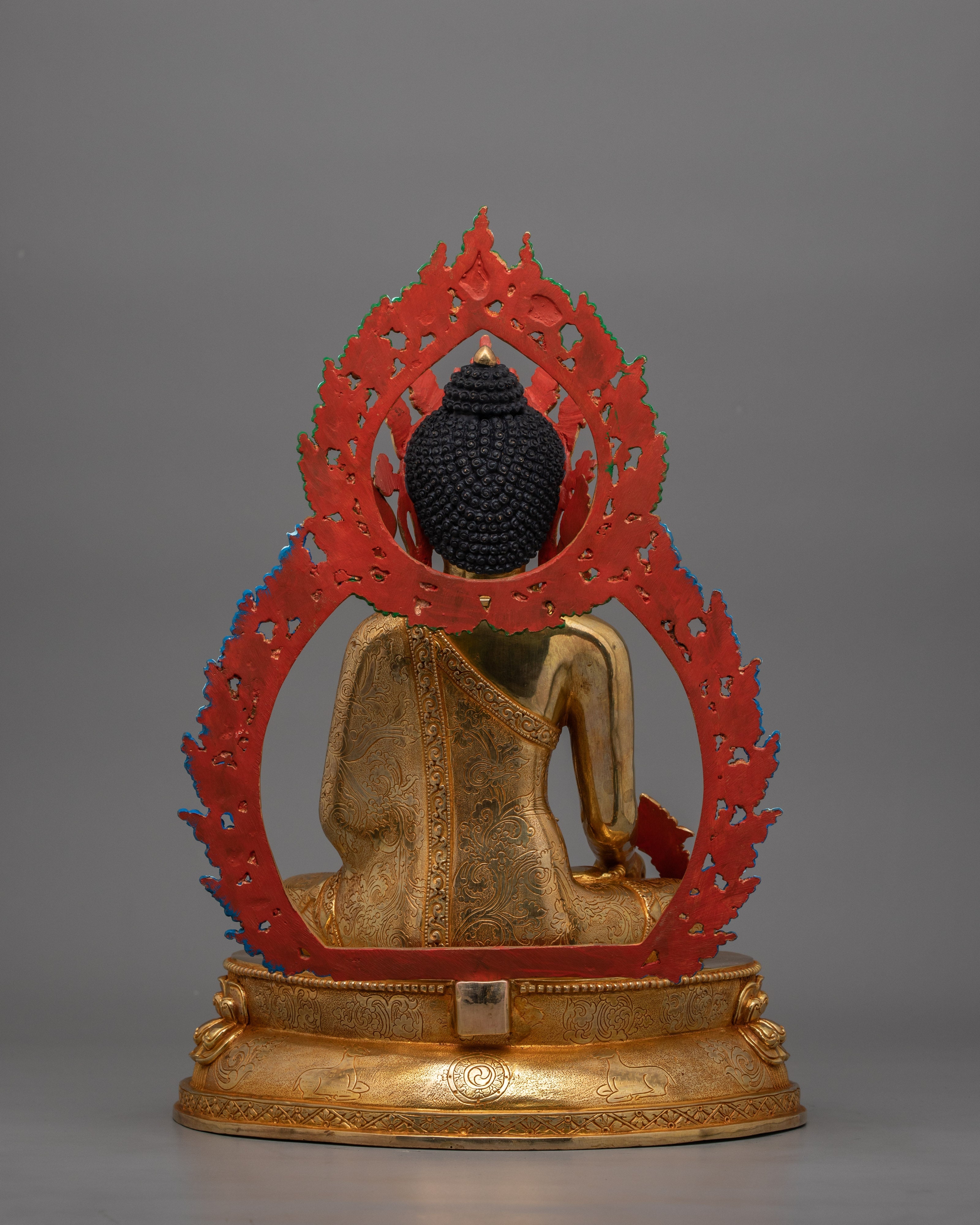 Buddhist Altar Bhaisajyaguru Healing Buddha Figurine | Medicine Buddha Statue