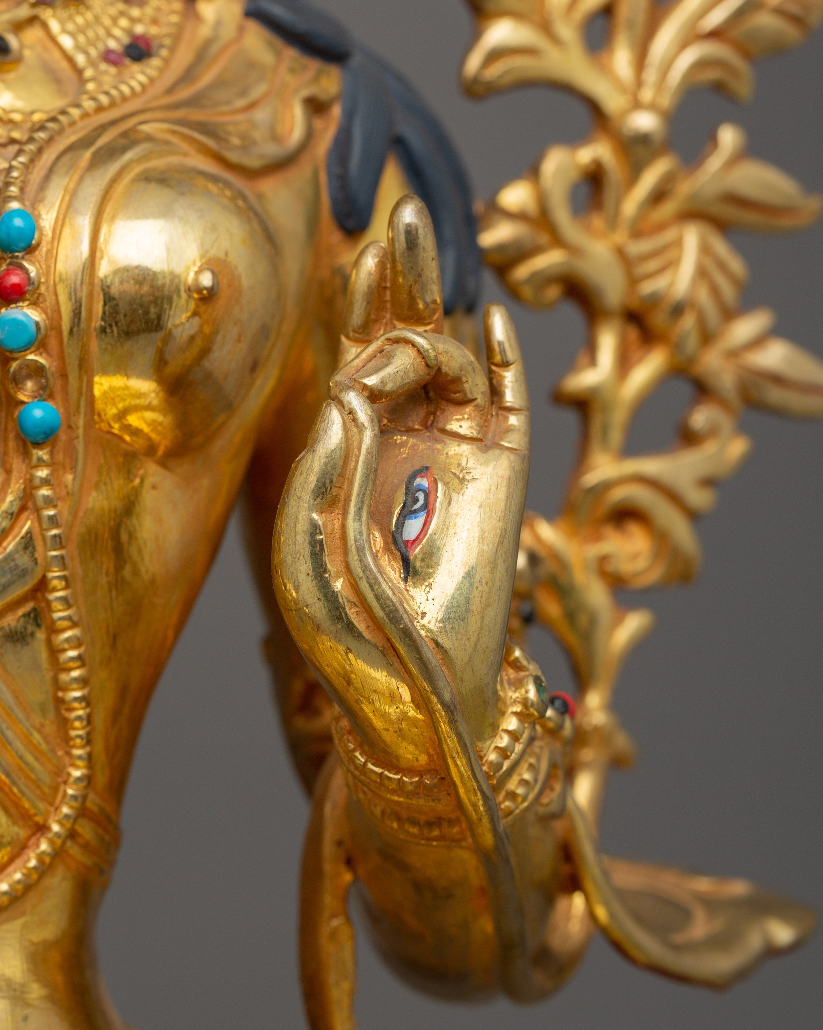 Tibetan Statue of White Tara Compassion Deity | Handcrafted Sita Tara