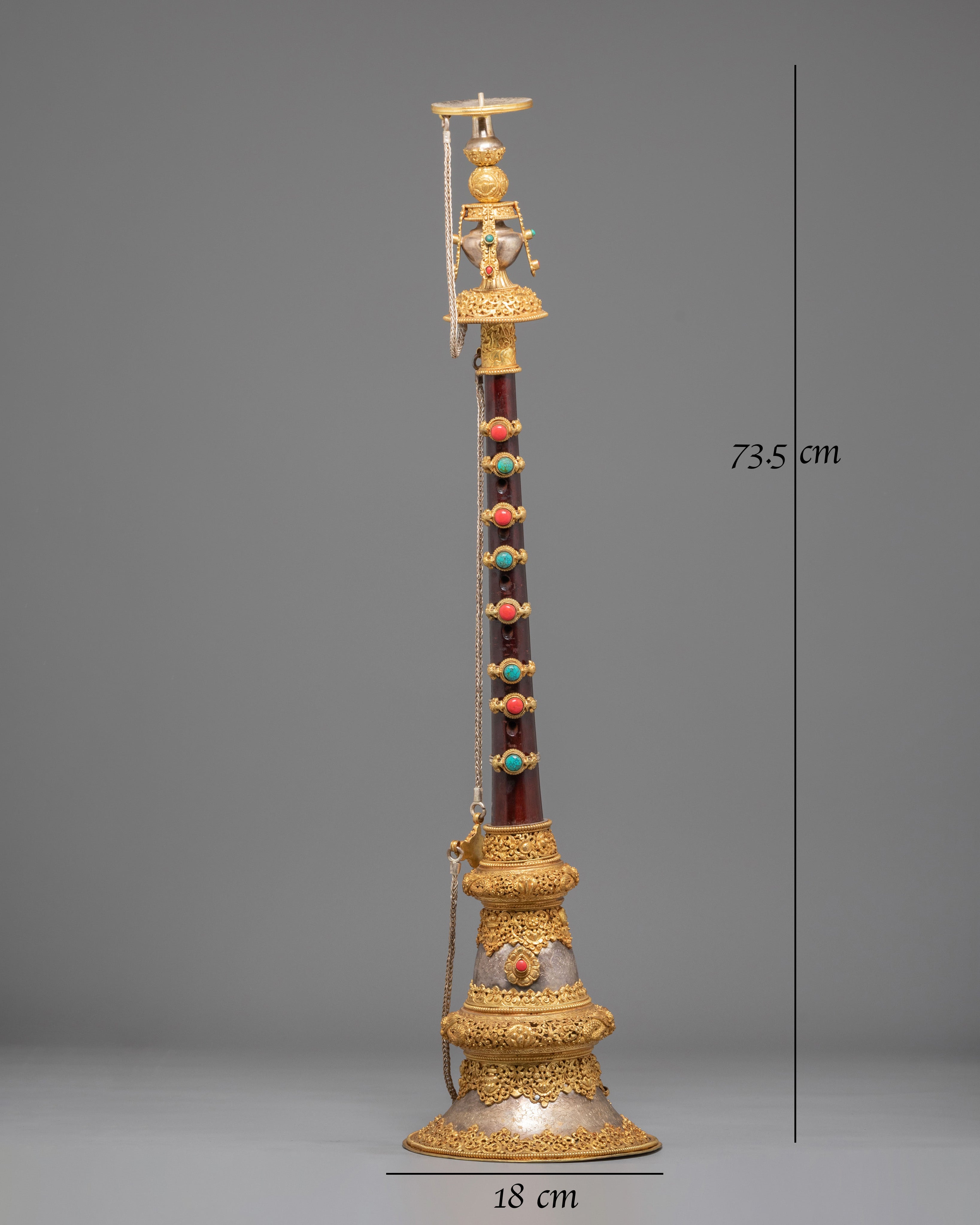 Sacred Buddhist Gyaling | Traditional Buddhist Ceremony Horn