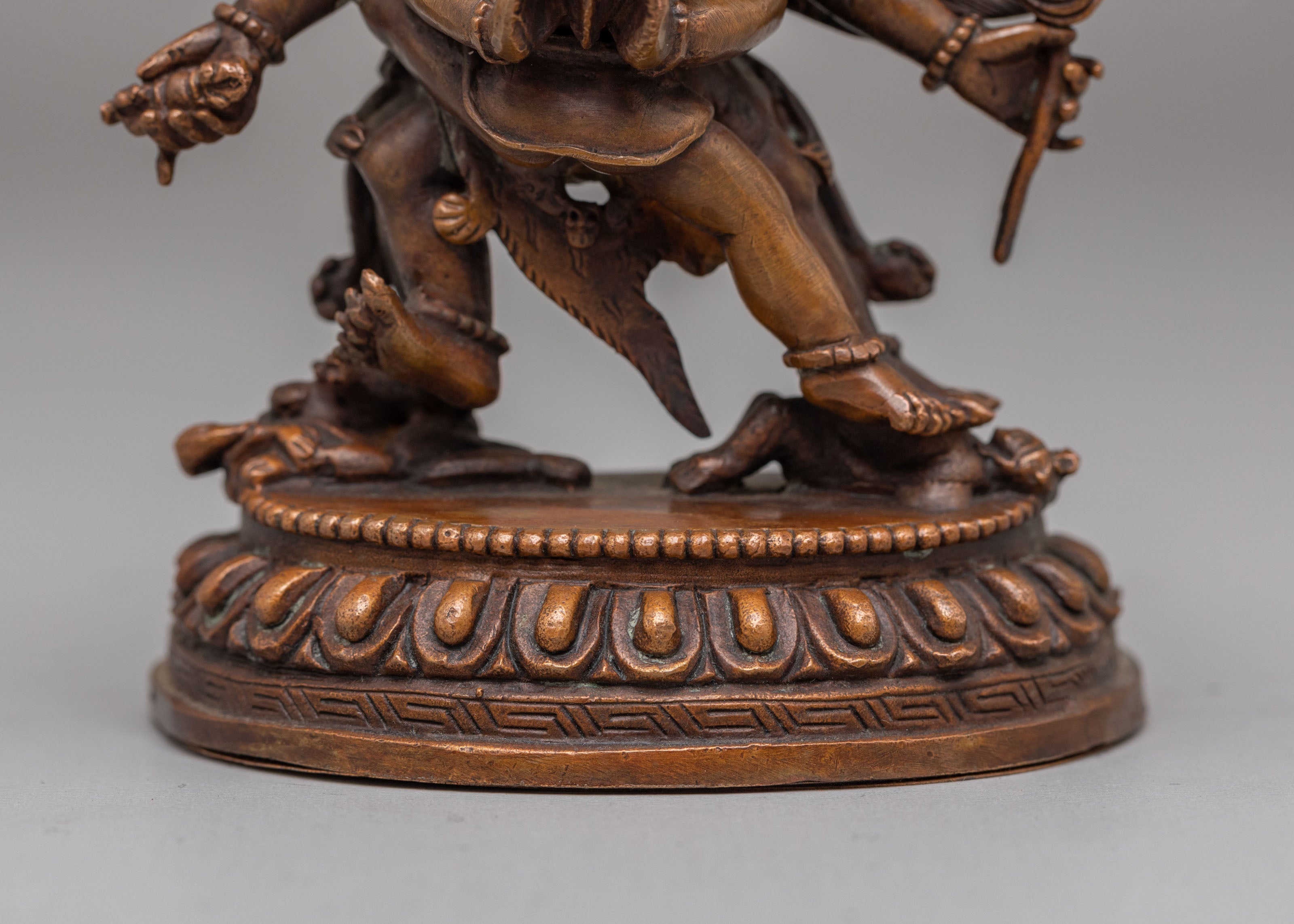 Machine Made Vajrakilaya Altar Statue | Tibetan Deity Sculpture