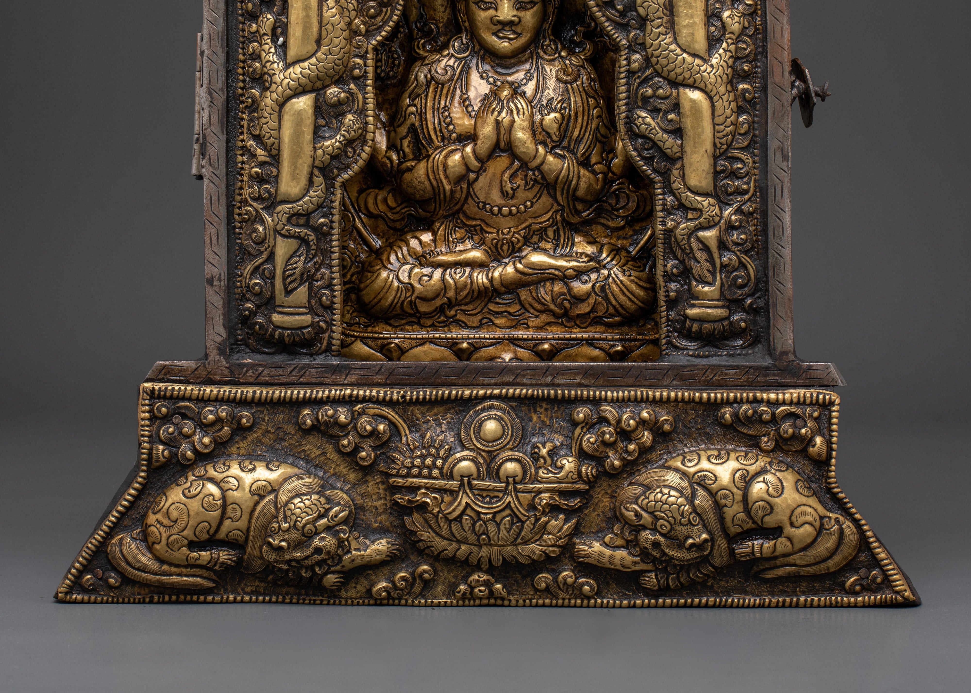 Chenrezig Brass Statue | The Bodhisattva of Compassion