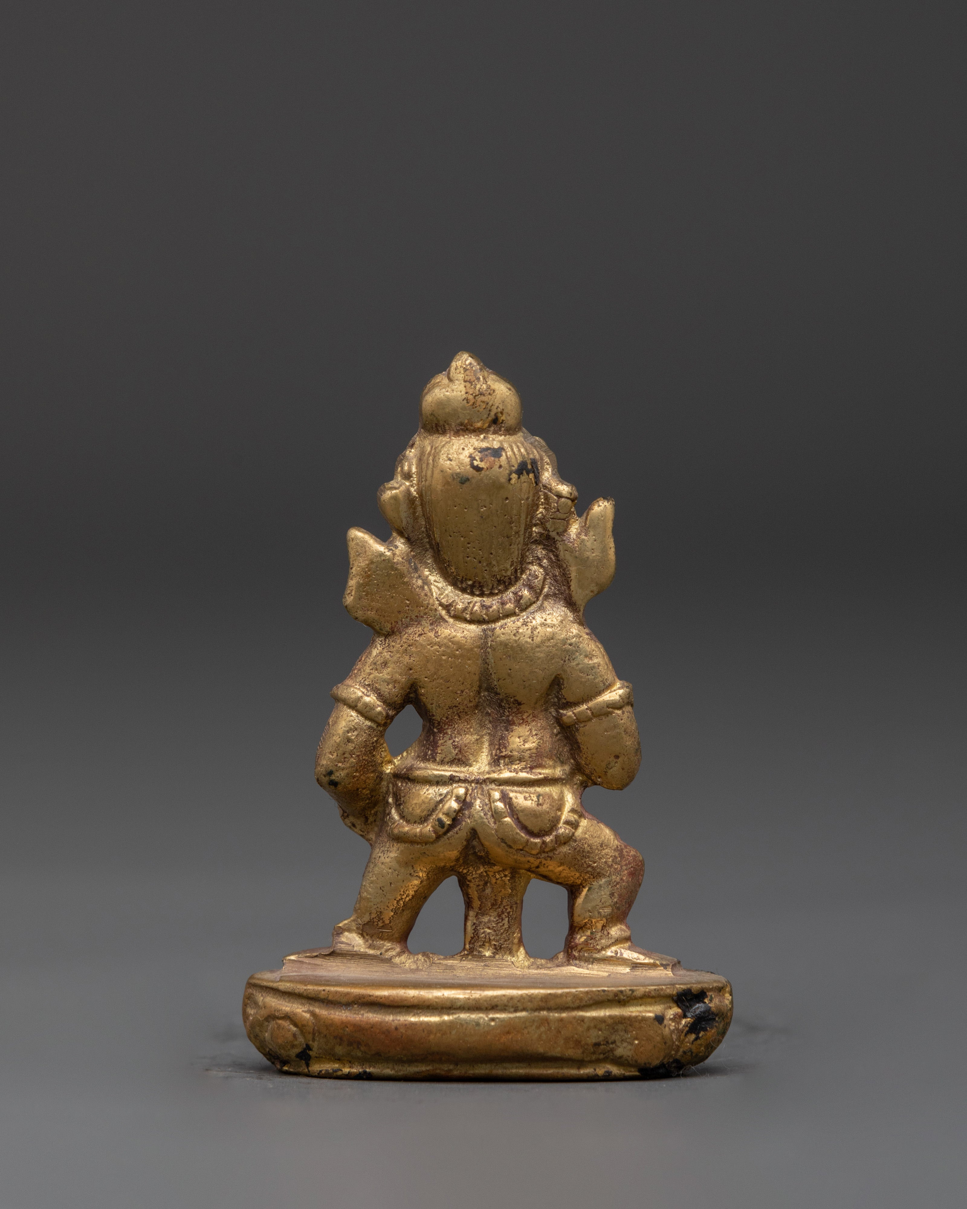 Black Dzambala Copper Statue | Tibetan Wealth Deity for Prosperity and Protection