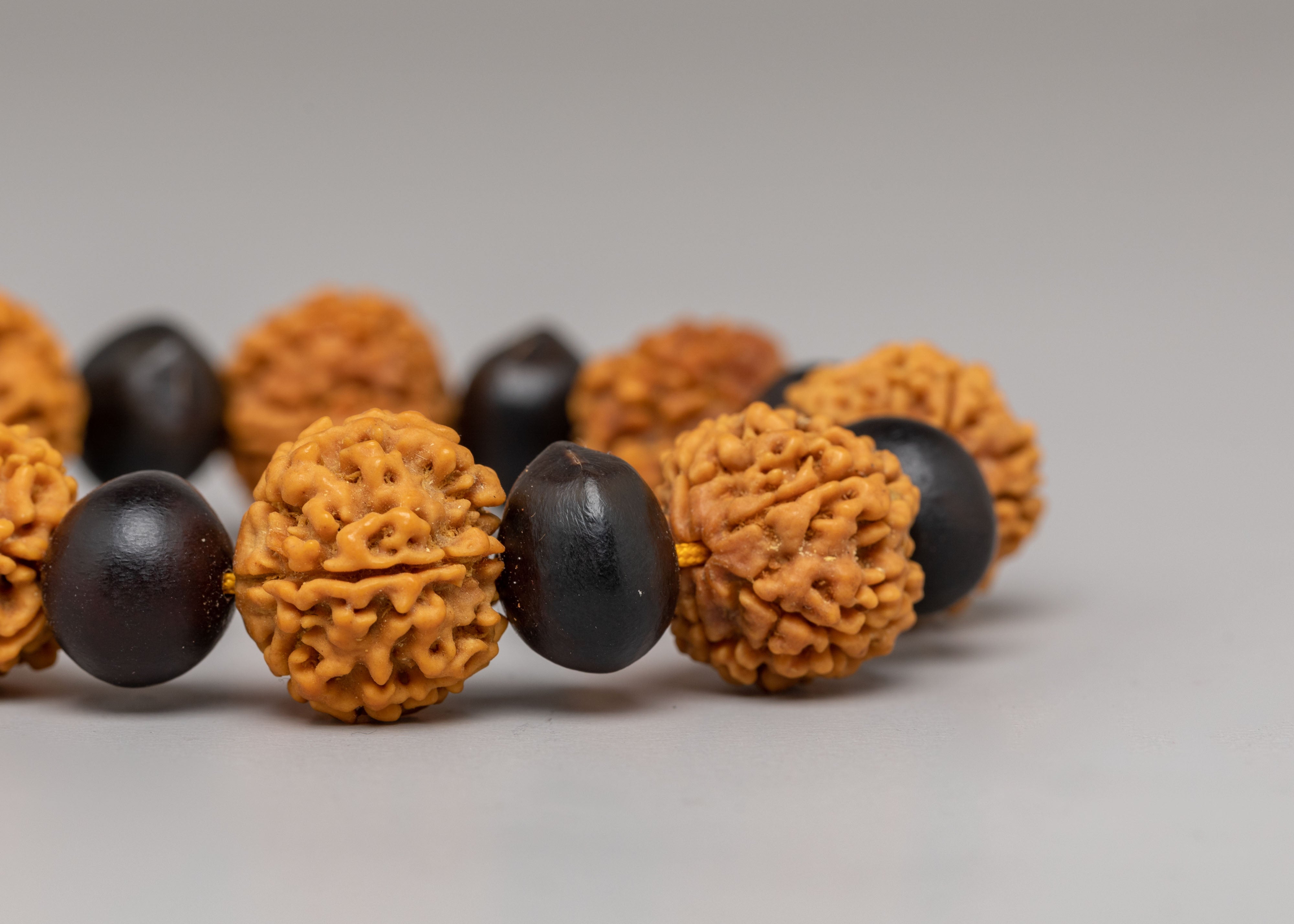 Rudraksha Mala Bracelet | Sacred Himalayan Prayer Beads