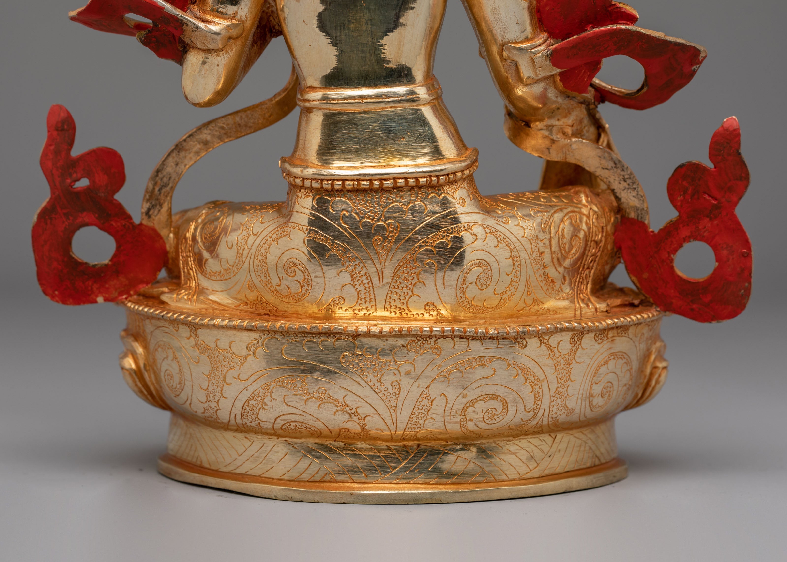 Handmade Green Tara Deity Sculpture | Tibetan Goddess of Compassion
