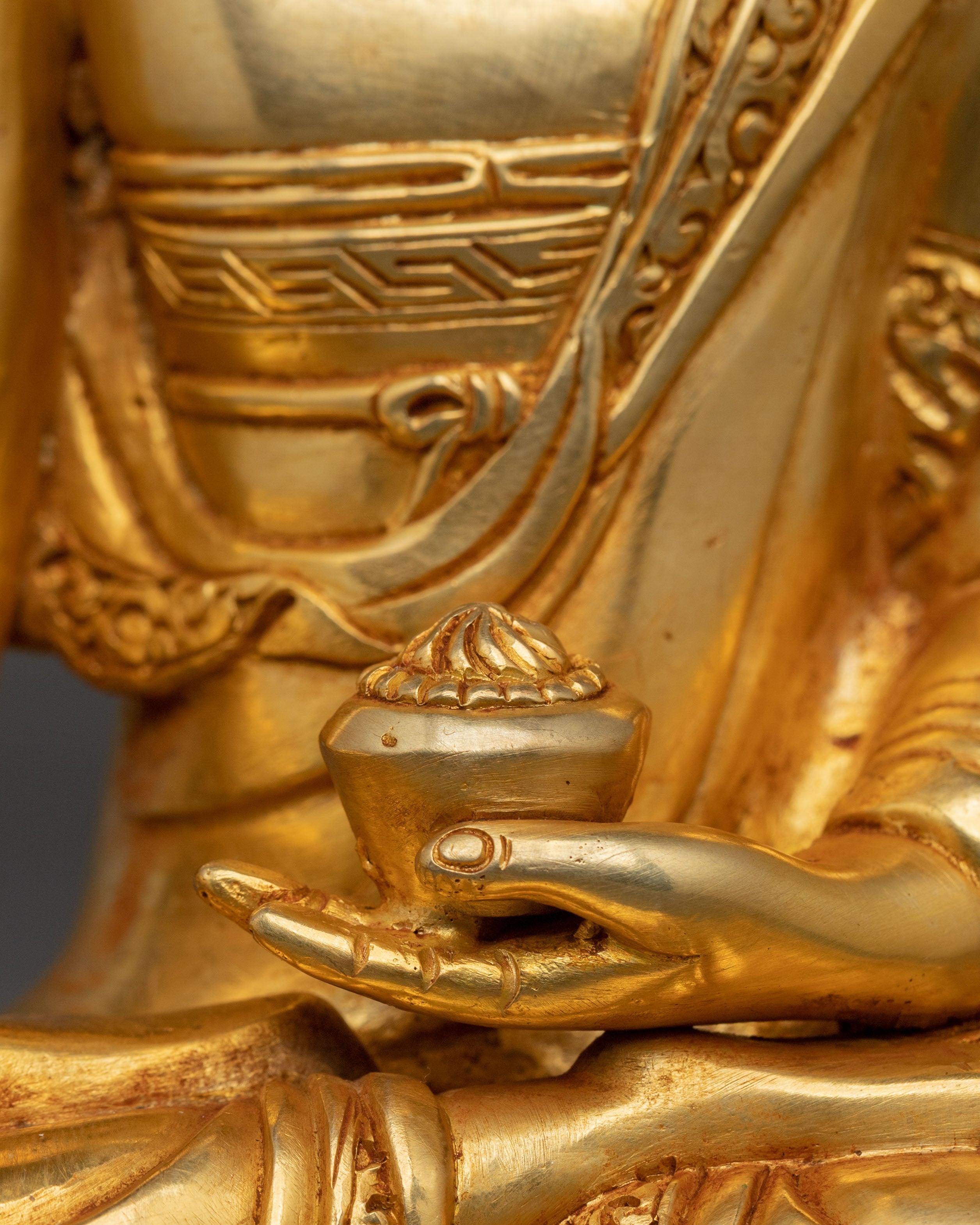 Traditional Sacred Shakyamuni Buddha Figure | Spiritual Home and Temple Decor