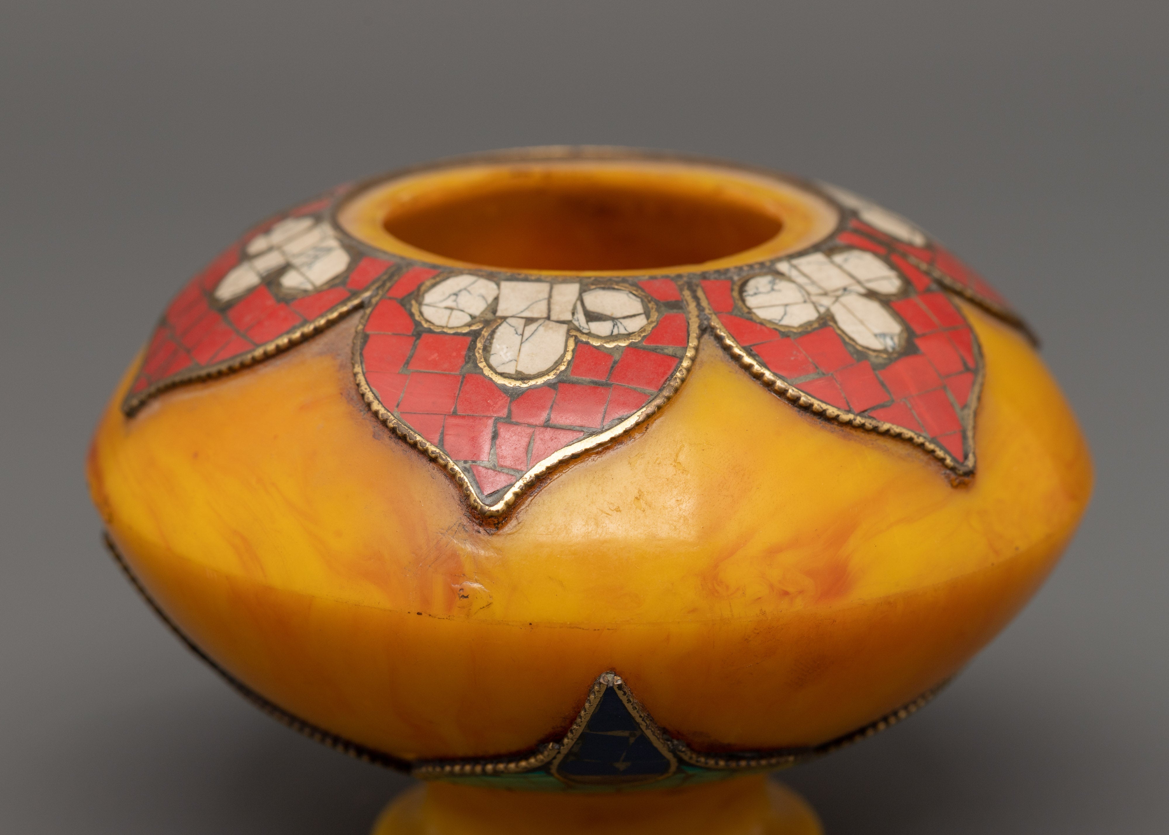 Handcrafted Ritual Offering Pot | Spiritual Rice Pot for Altar and Sacred Spaces
