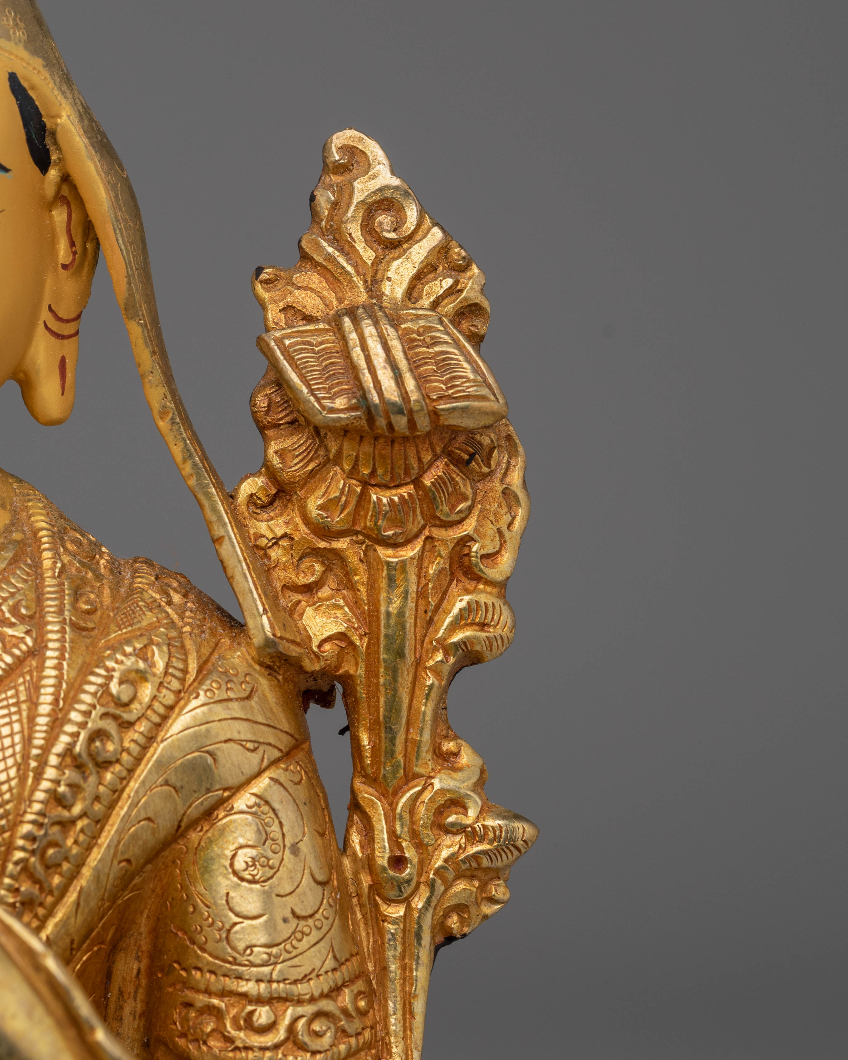 Tsongkhapa Handcrafted Copper Statue | Traditional Tibetan Artwork