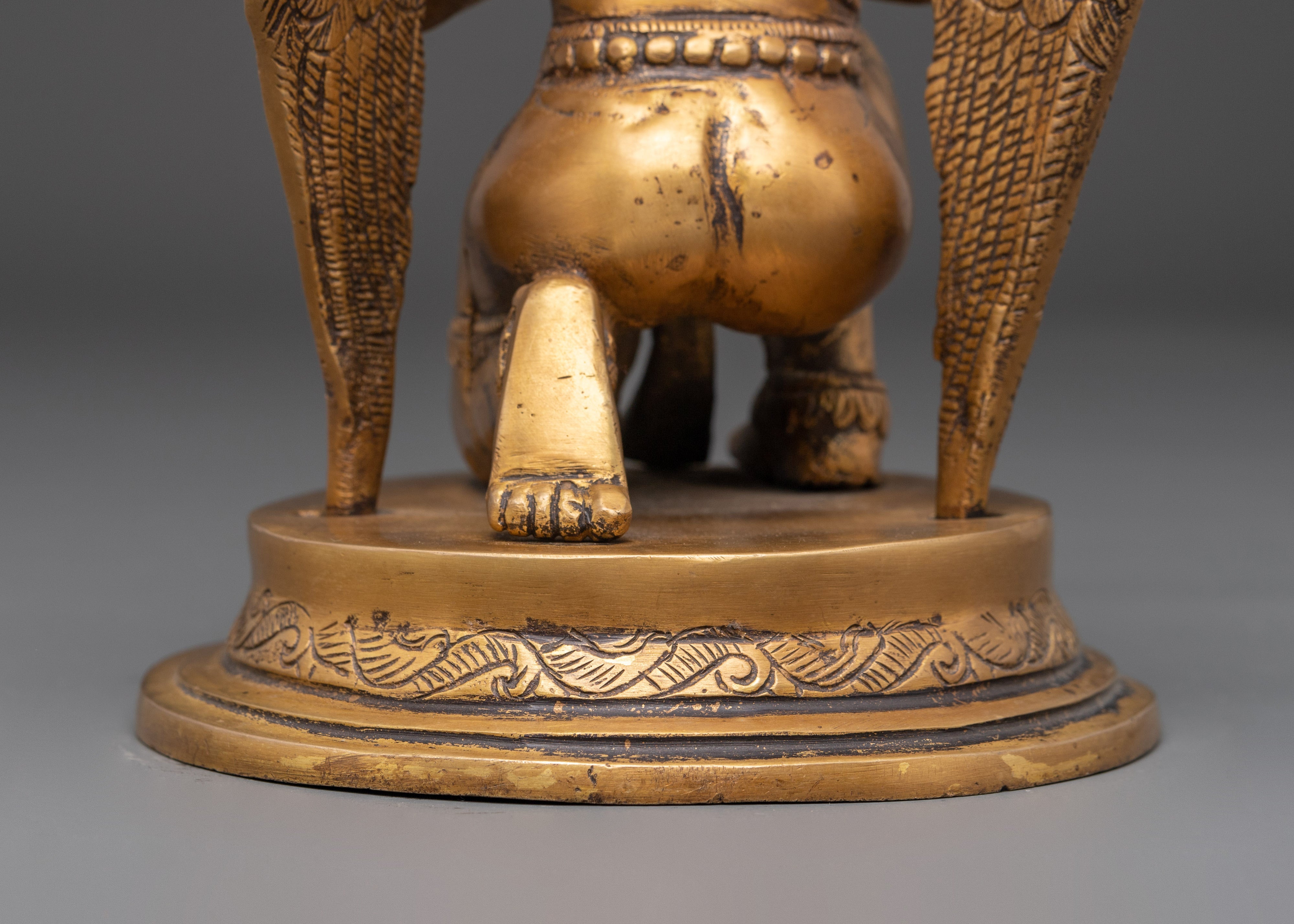 Sacred Buddhist Deity Garuda | Mythical Bird Sculpture