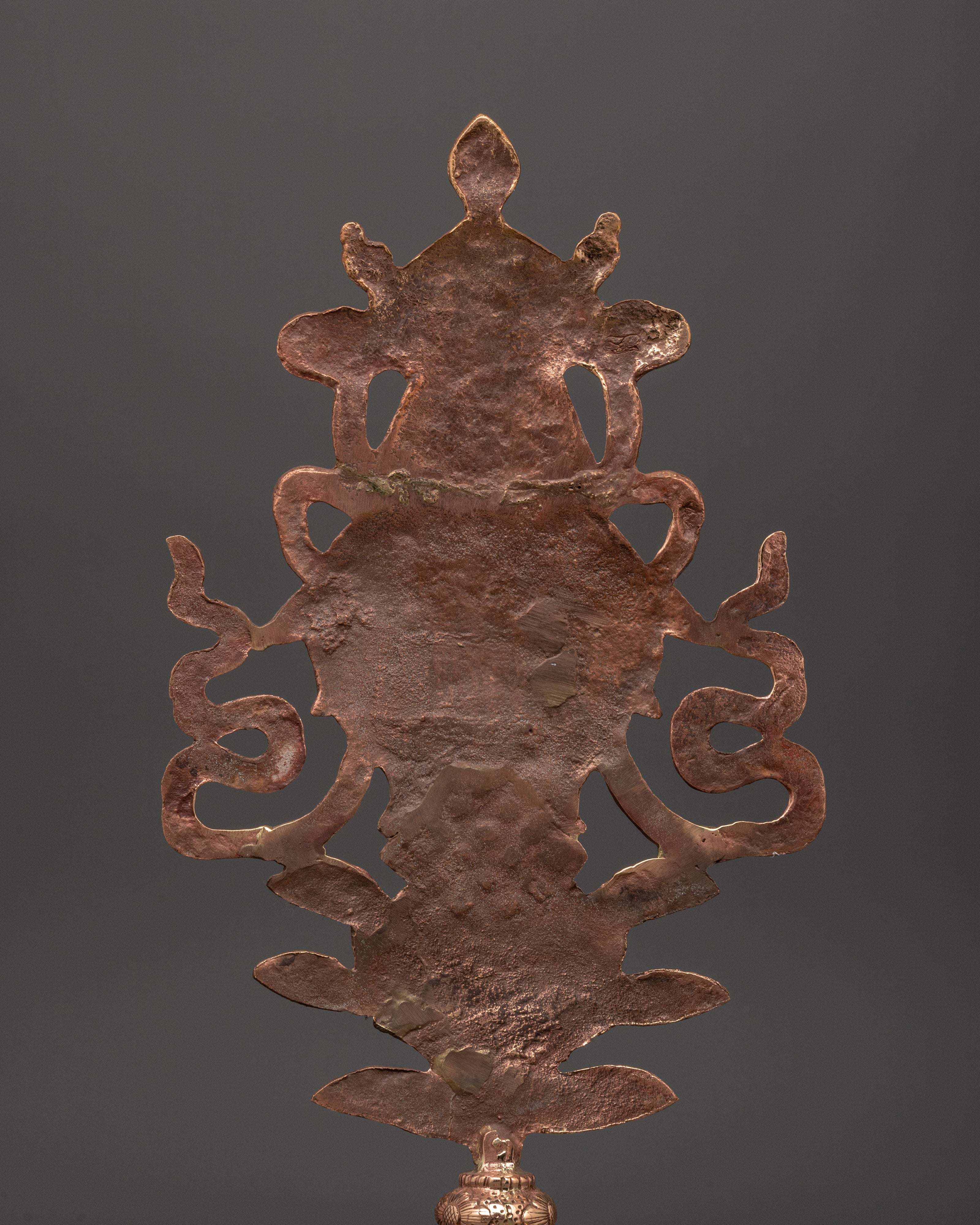 Buddhist Sacred Auspicious Symbol | Copper Spiritual Altar Decor