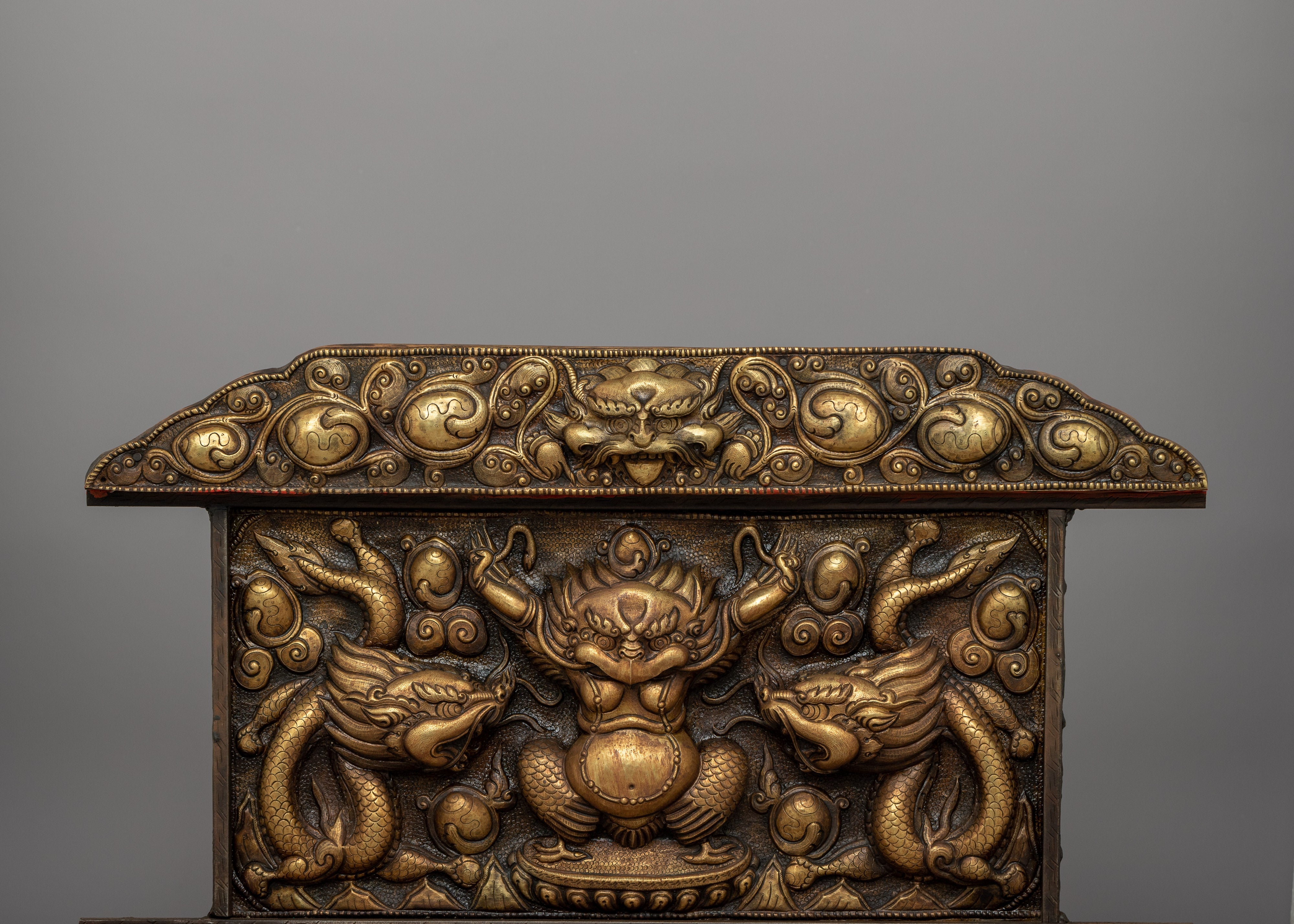 Wooden Garuda Wall Hanging | Perfect for Hindu and Buddhist Altars