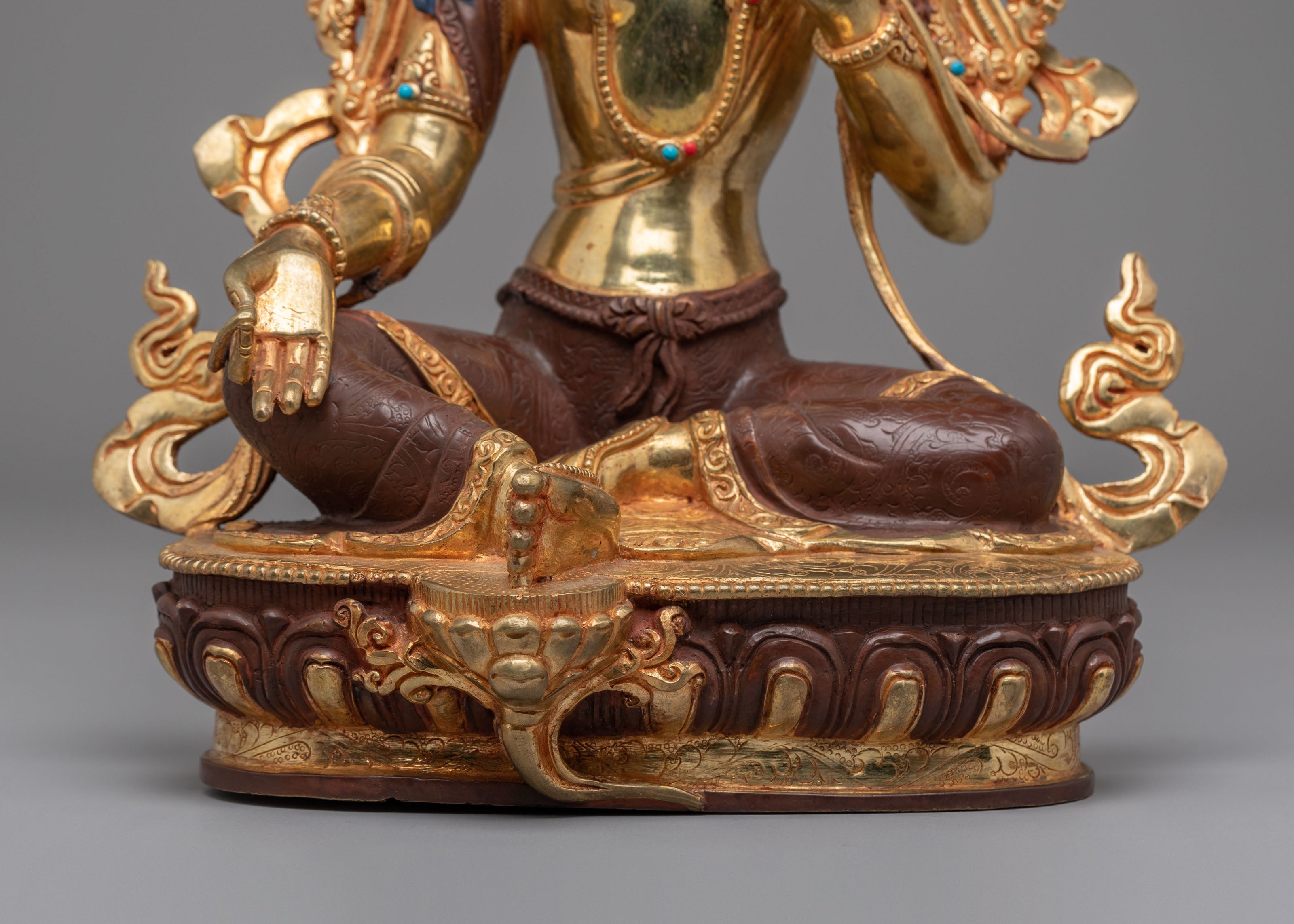 Spiritual Green Tara Figurine | Handmade Buddhist Statue